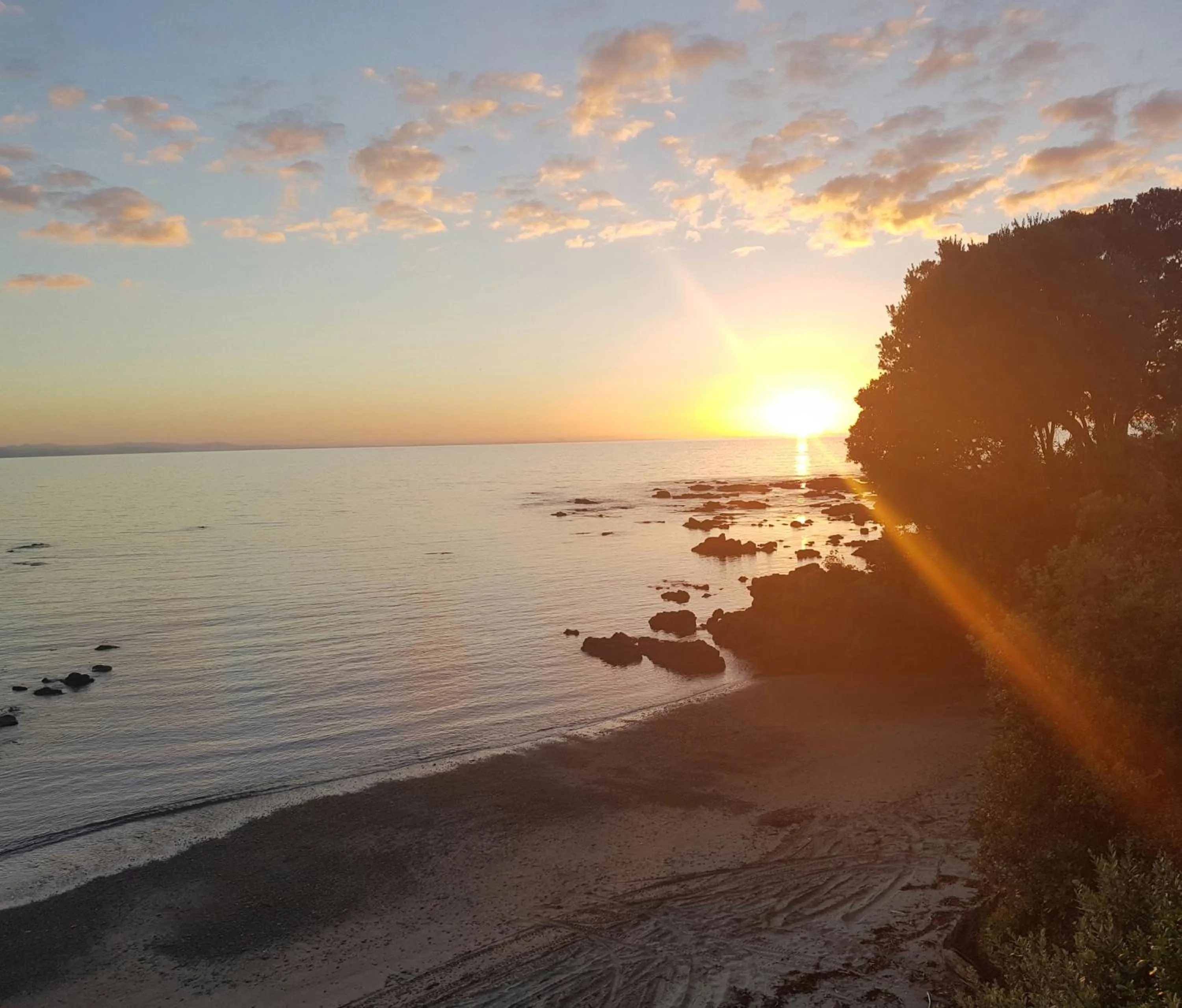 Natural landscape in Te Kaha Beach Hotel