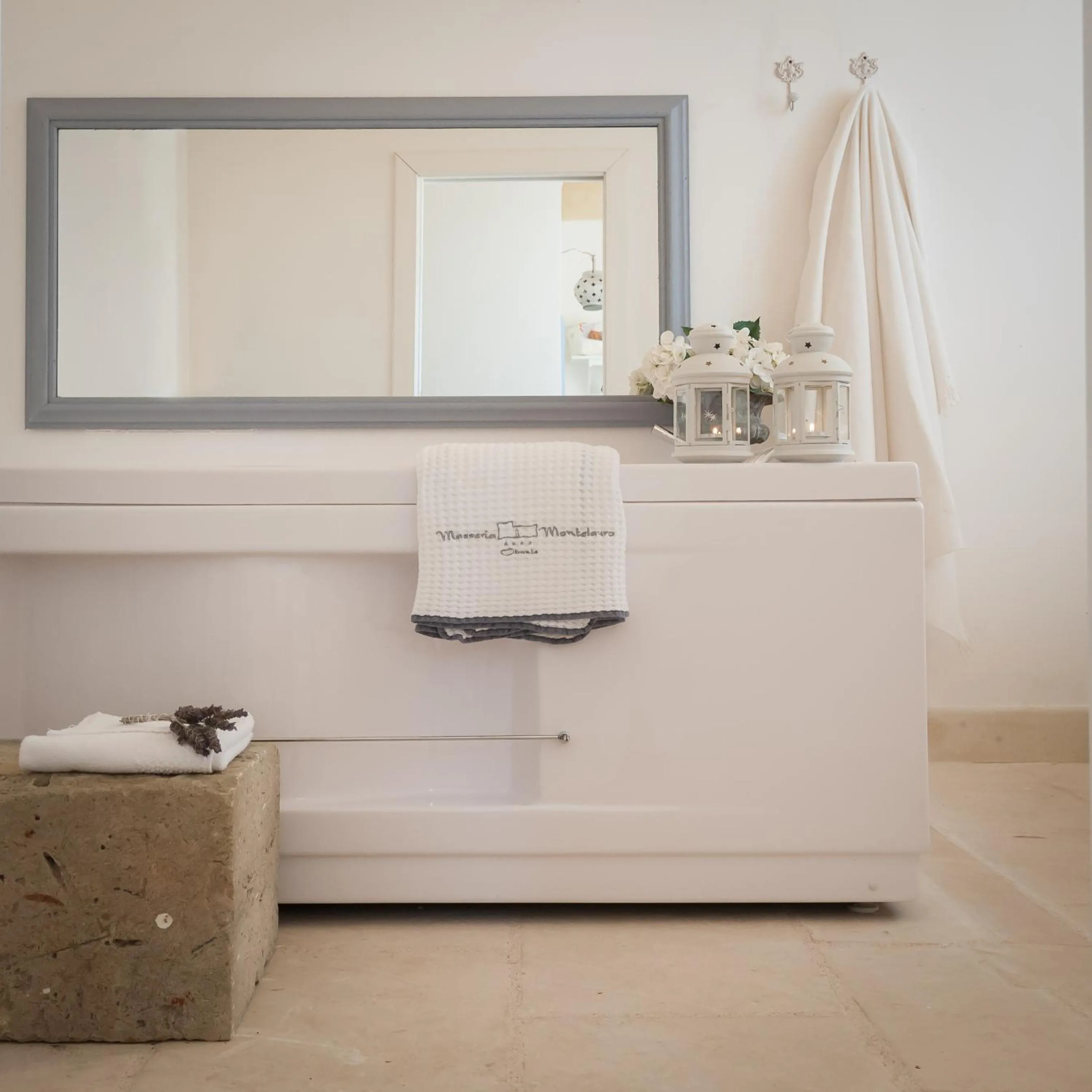 Bathroom in Masseria Montelauro