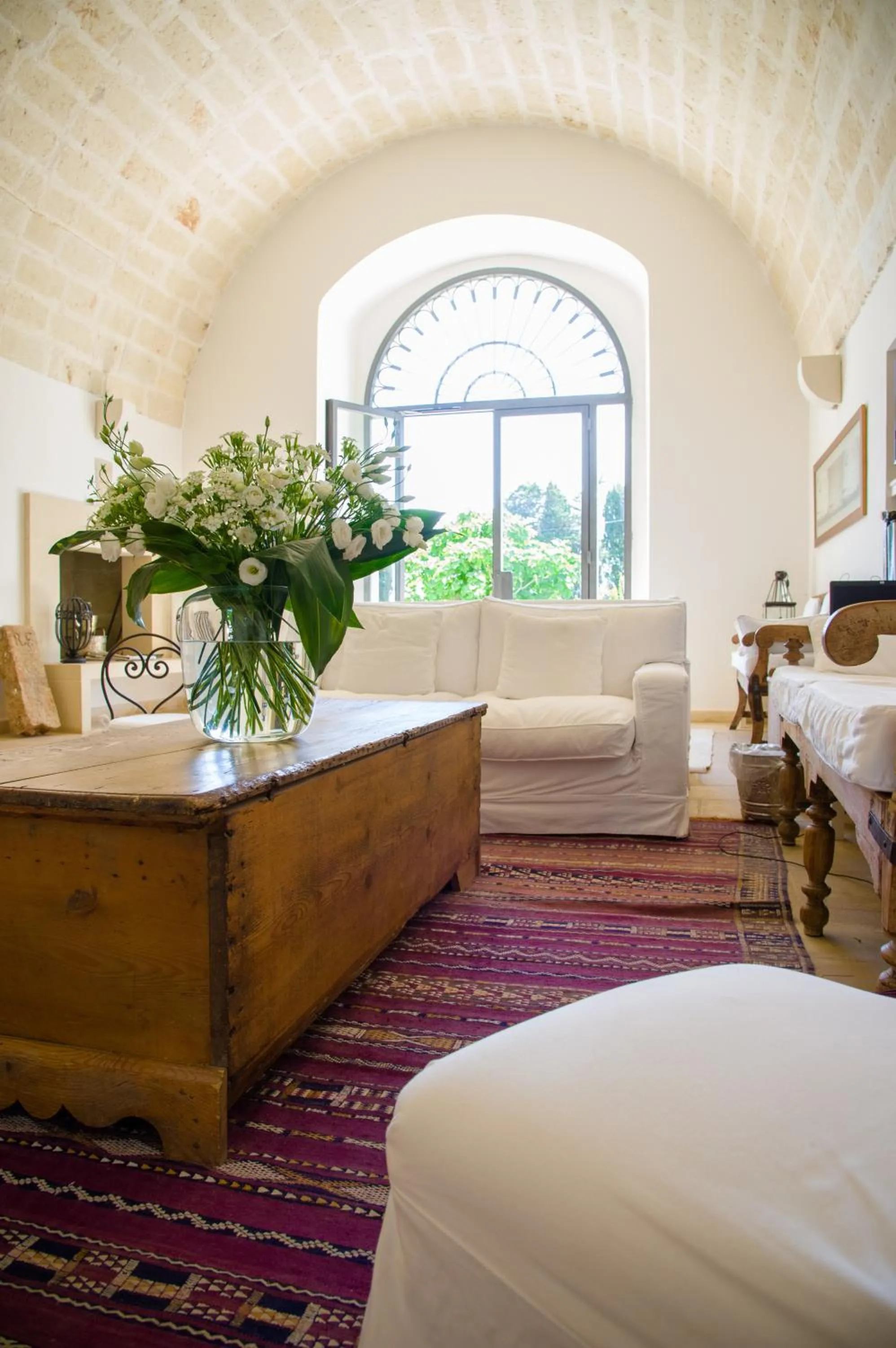 Lobby or reception, Bed in Masseria Montelauro