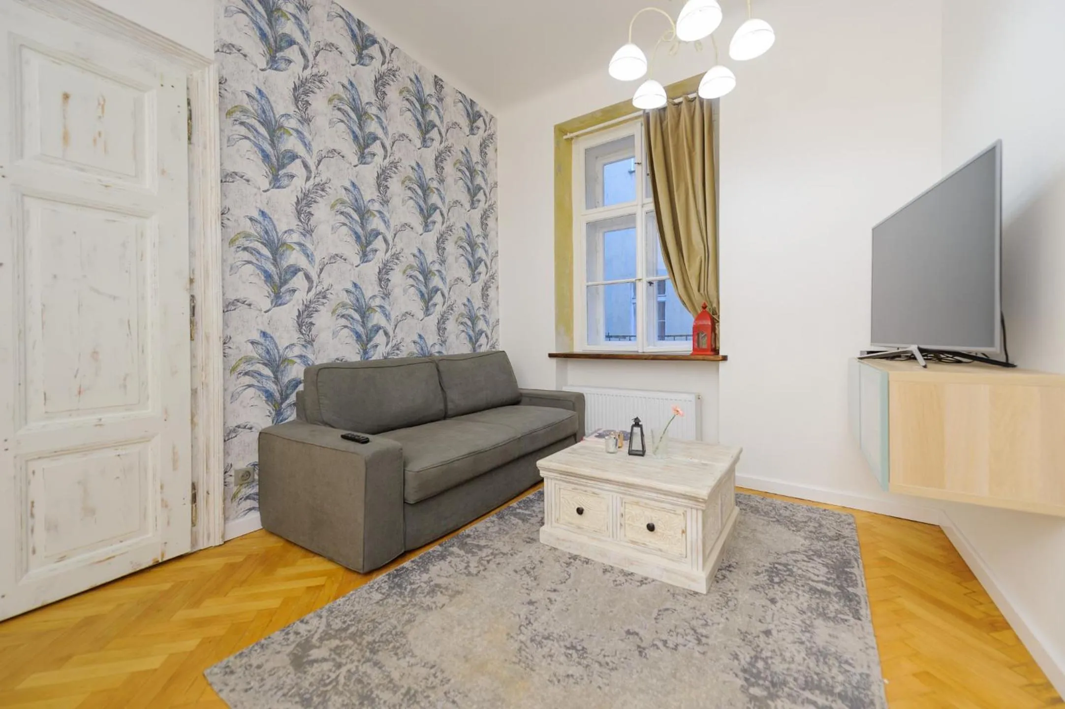 Living room in Pinkova Apartments