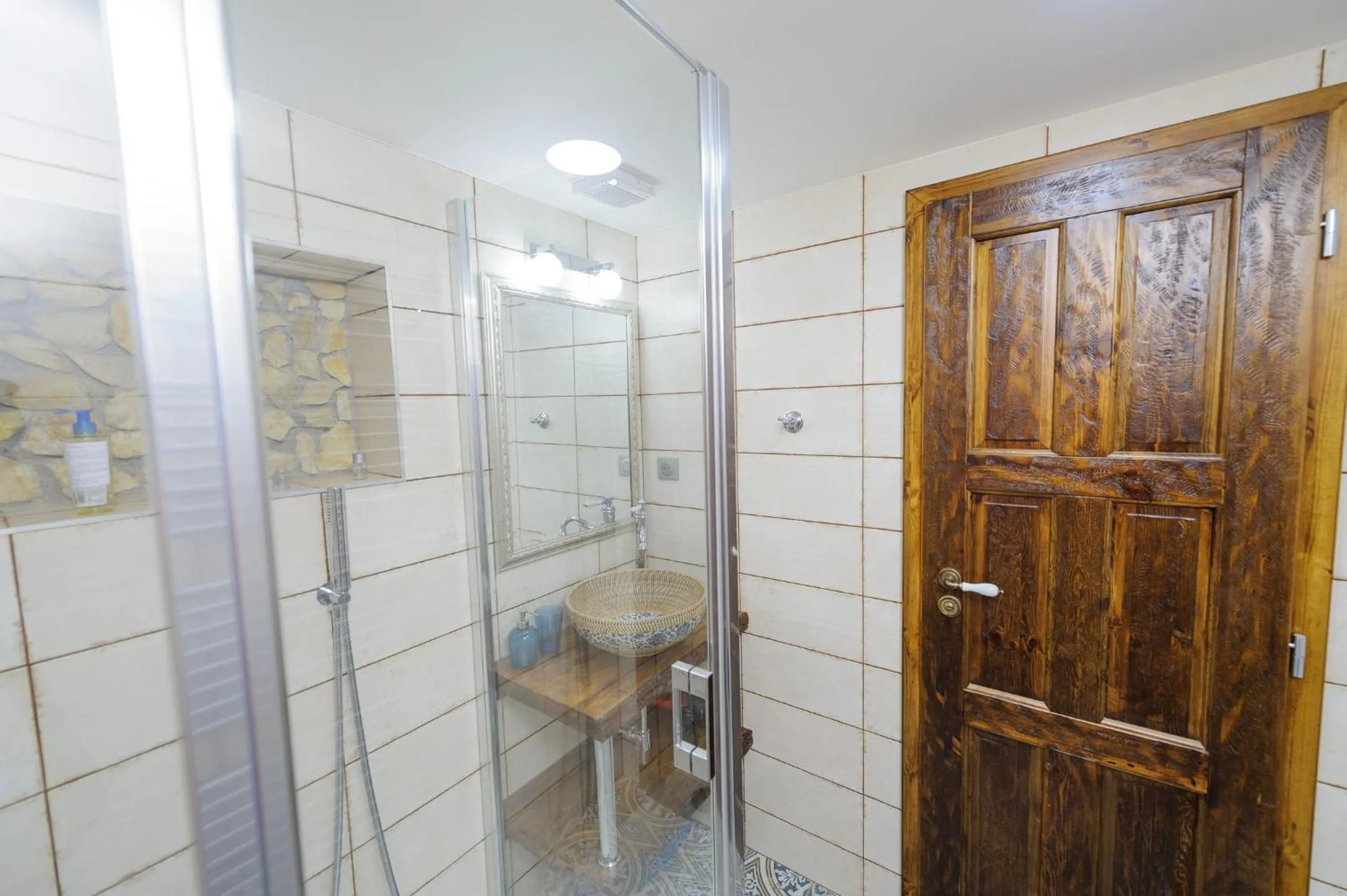 Bathroom in Pinkova Apartments