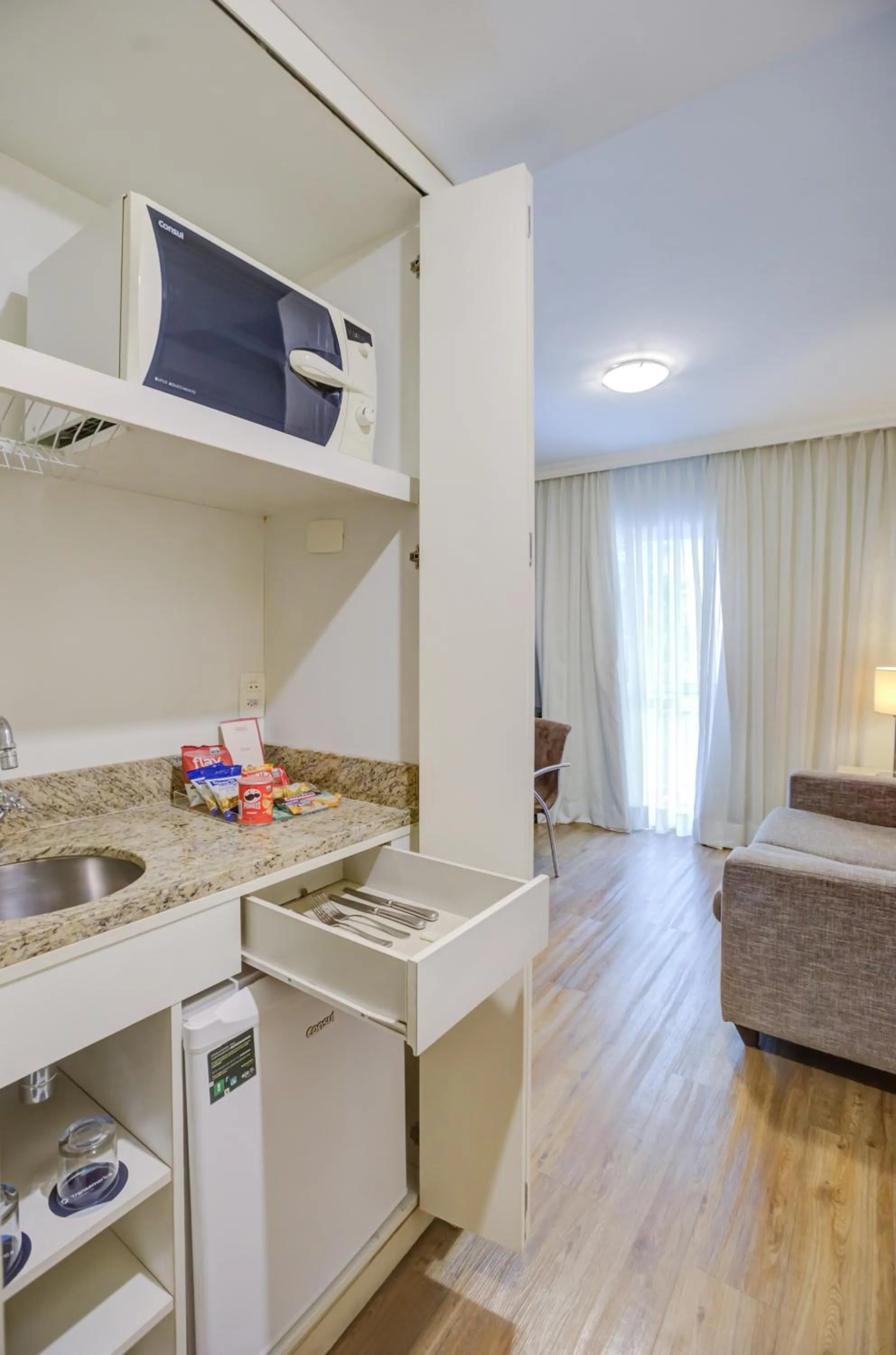 Bed in Transamerica Executive Perdizes