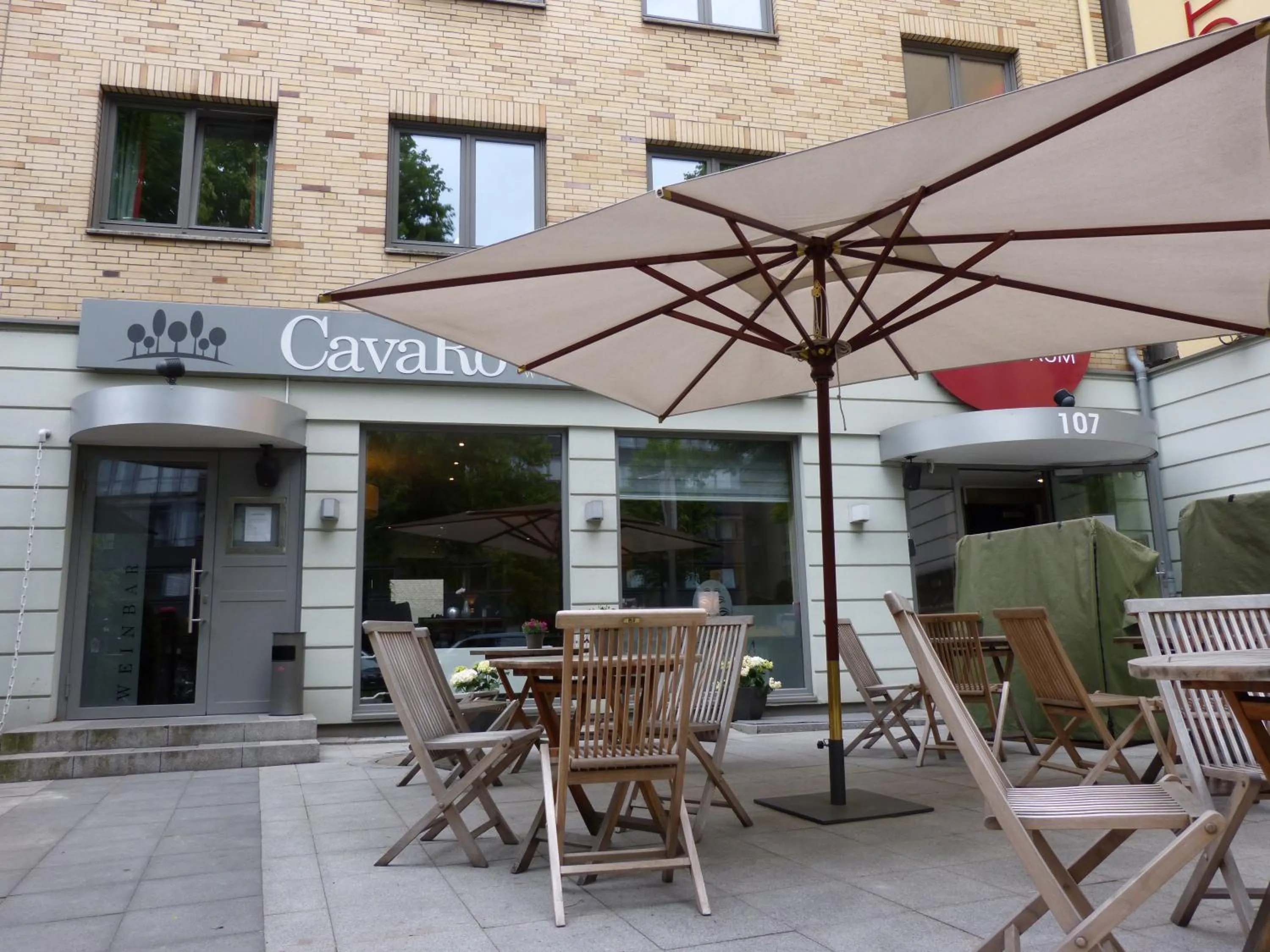 Patio in Hotel am Rothenbaum