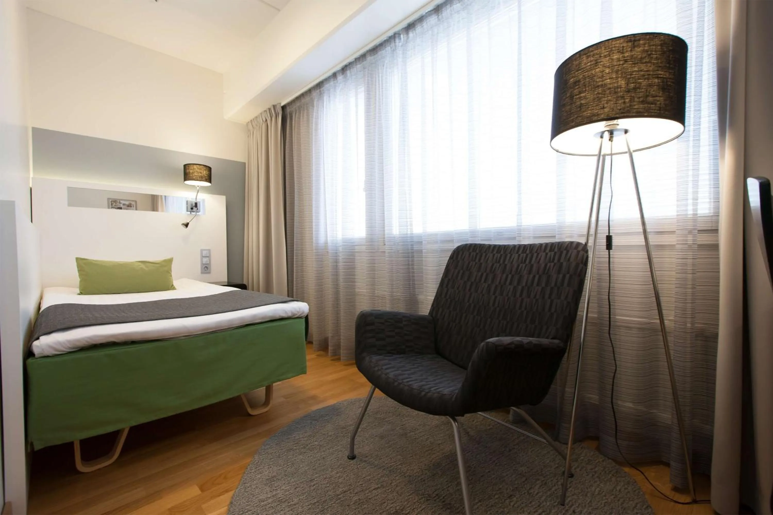 Photo of the whole room, Bed in Scandic Pori