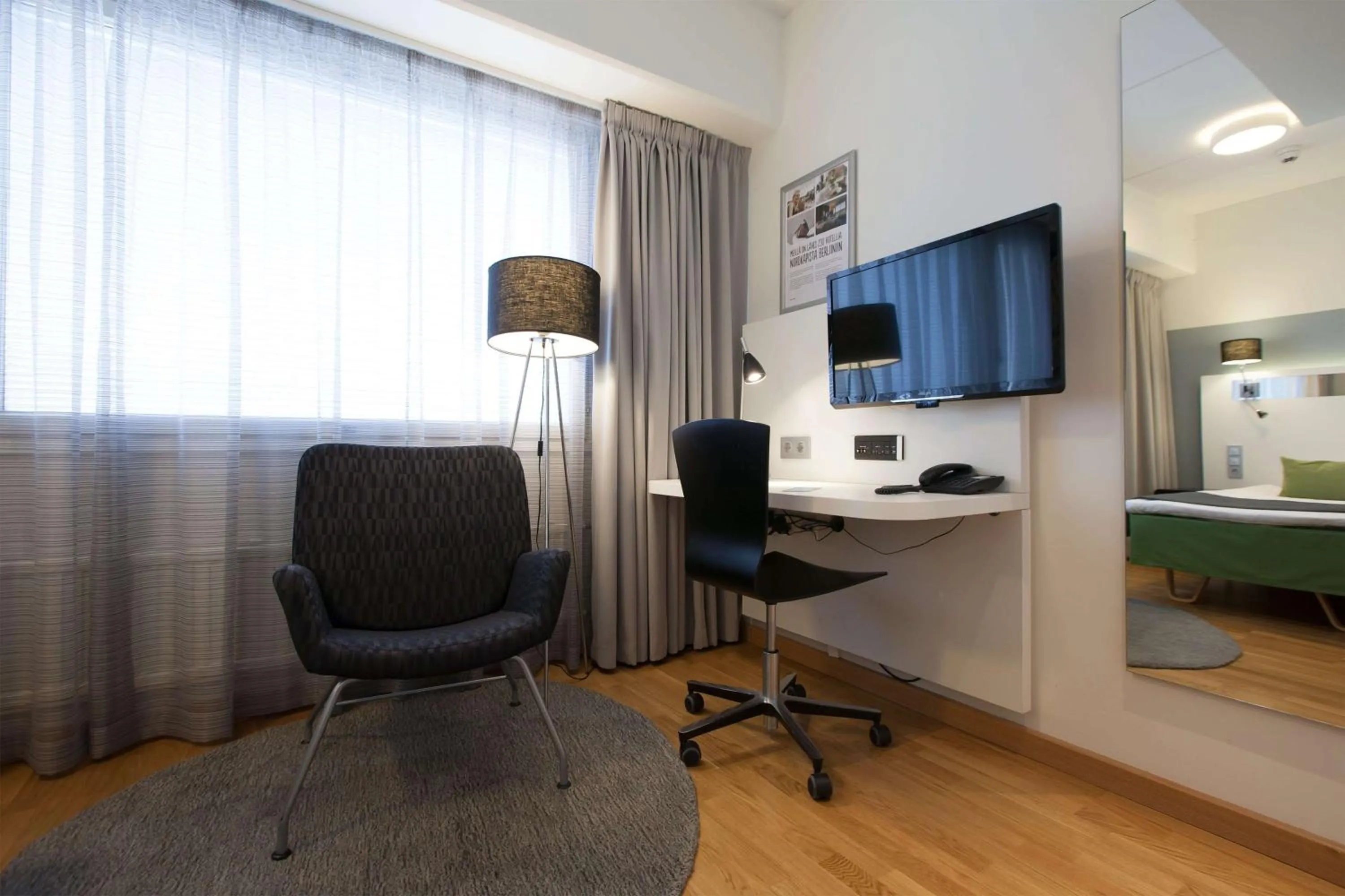 Bedroom in Scandic Pori