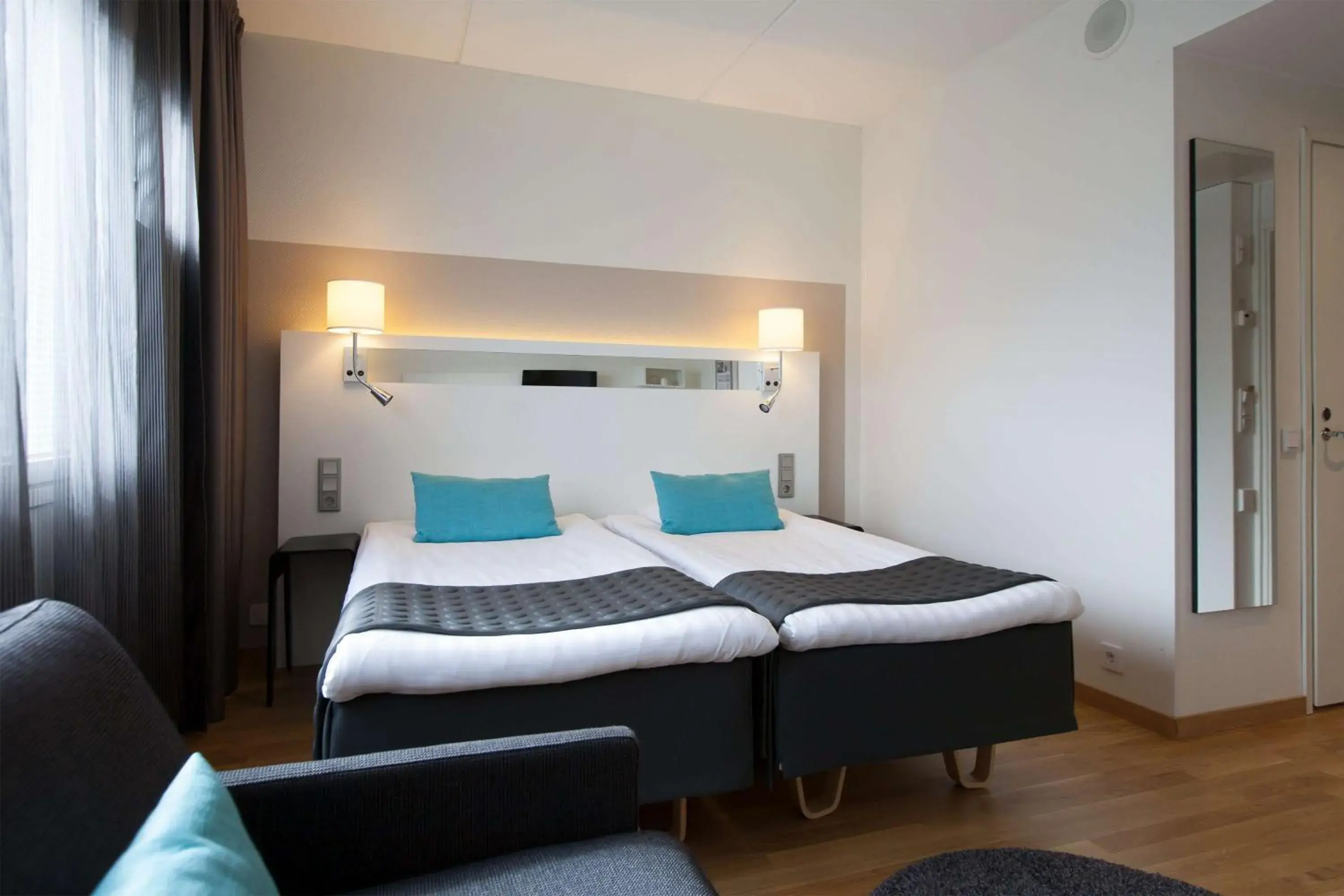 Bedroom, Bed in Scandic Pori Bedroom, Bed in Scandic Pori