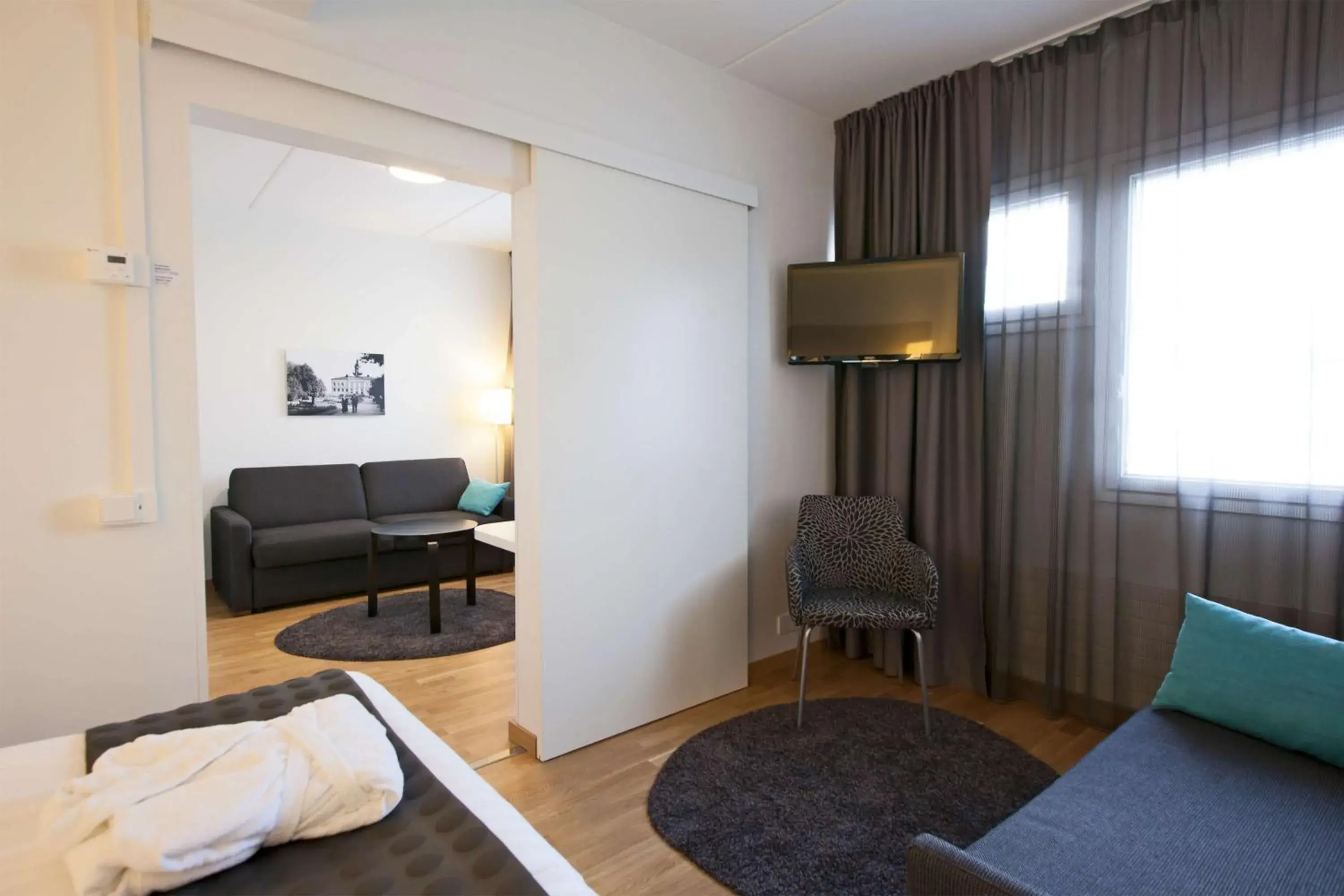 Bedroom, Bed in Scandic Pori Bedroom, Bed in Scandic Pori