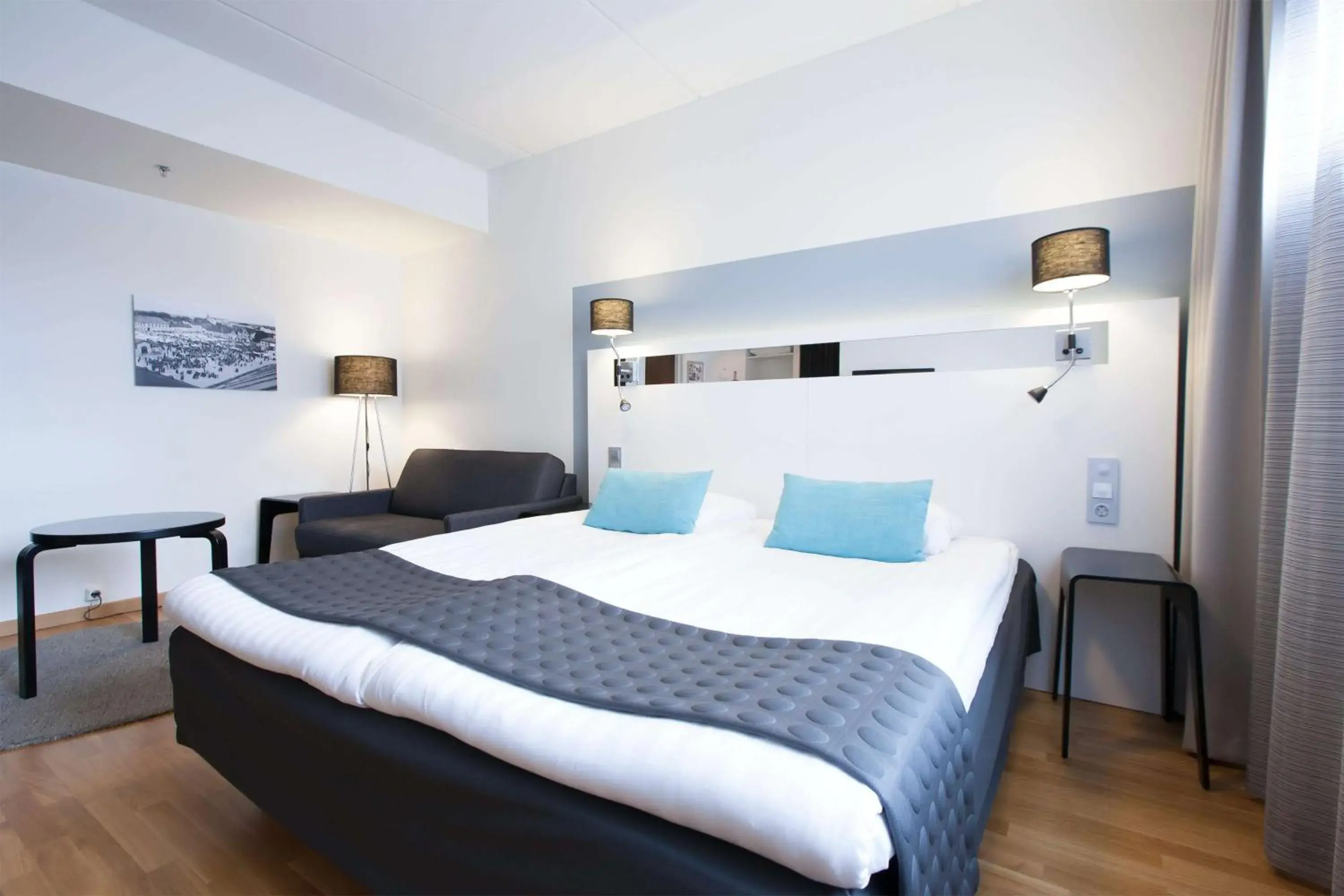 Bedroom, Bed in Scandic Pori Bedroom, Bed in Scandic Pori