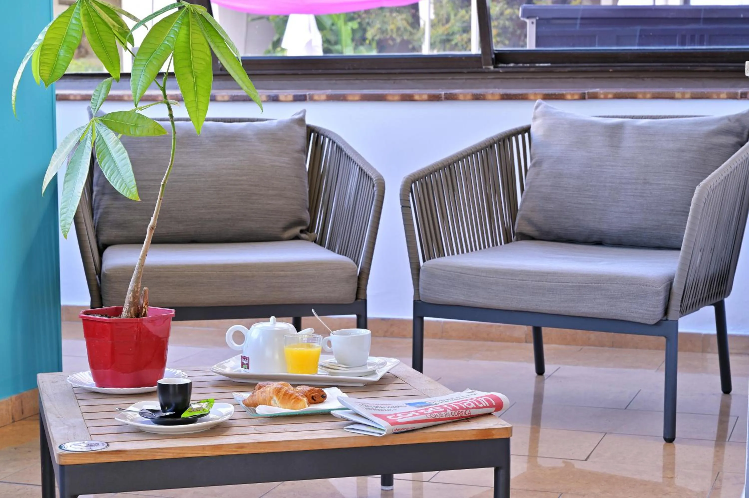 Living room in Résidence Les Calanques