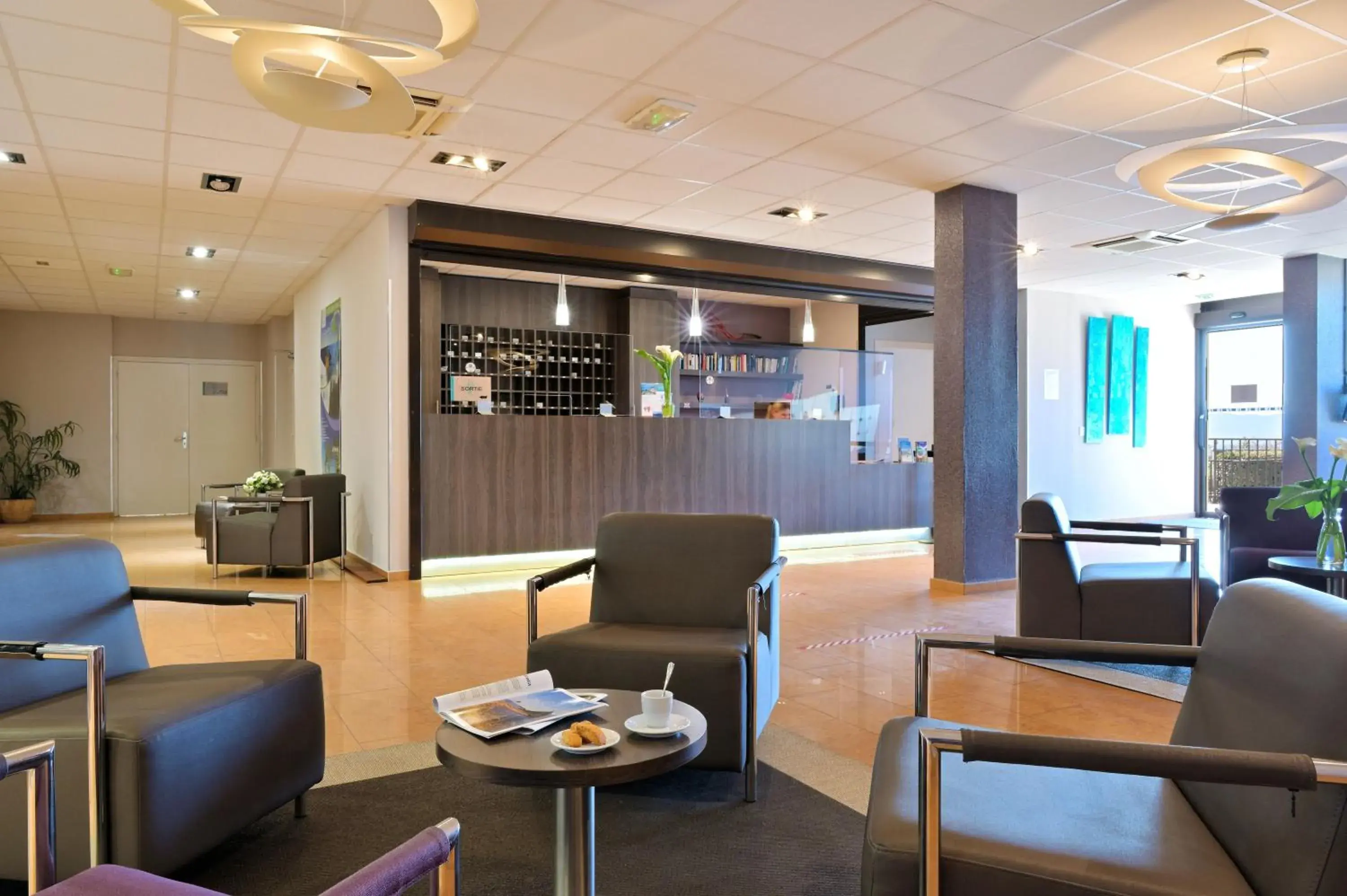 Lobby or reception in Résidence Les Calanques Lobby or reception in Résidence Les Calanques