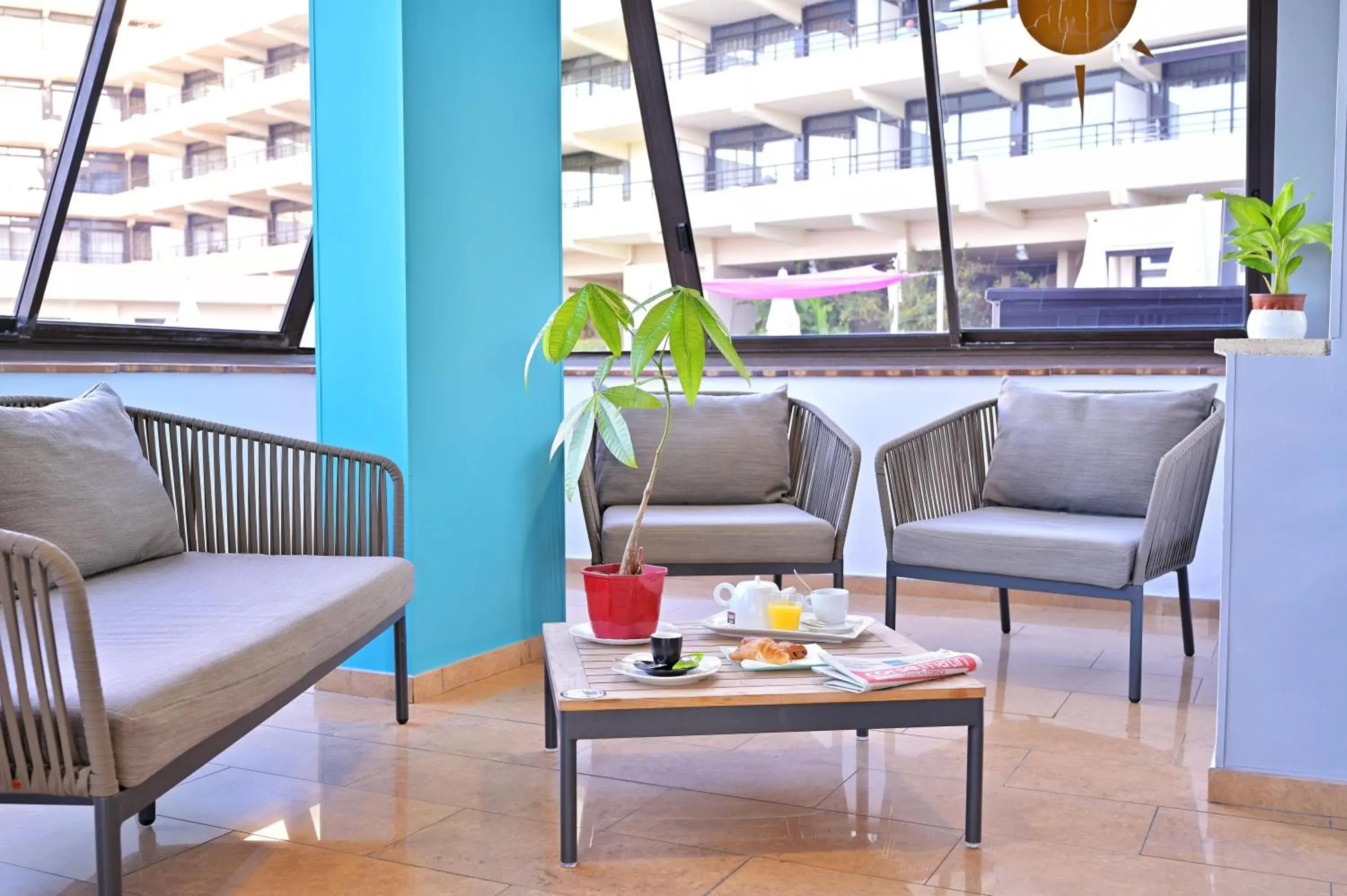 Living room in Résidence Les Calanques Living room in Résidence Les Calanques