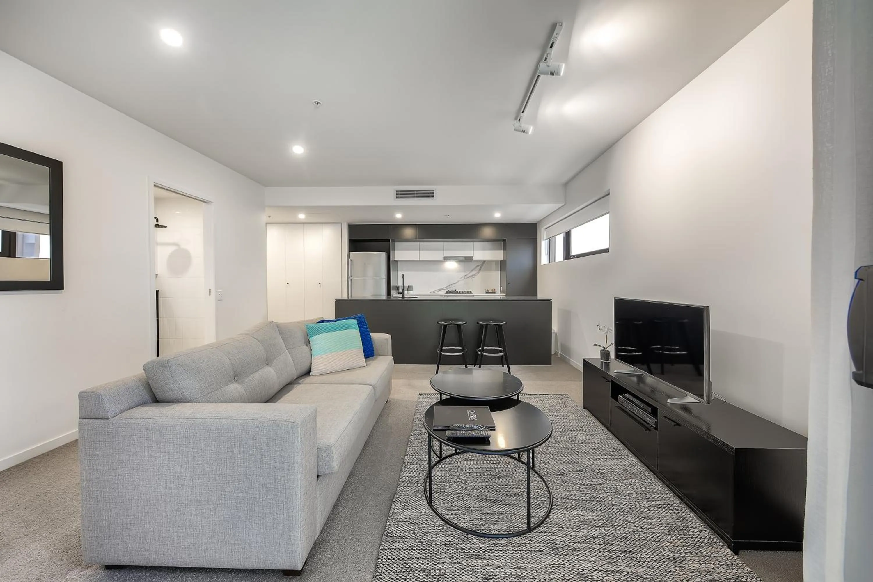 Living room in Opera Apartments South Brisbane