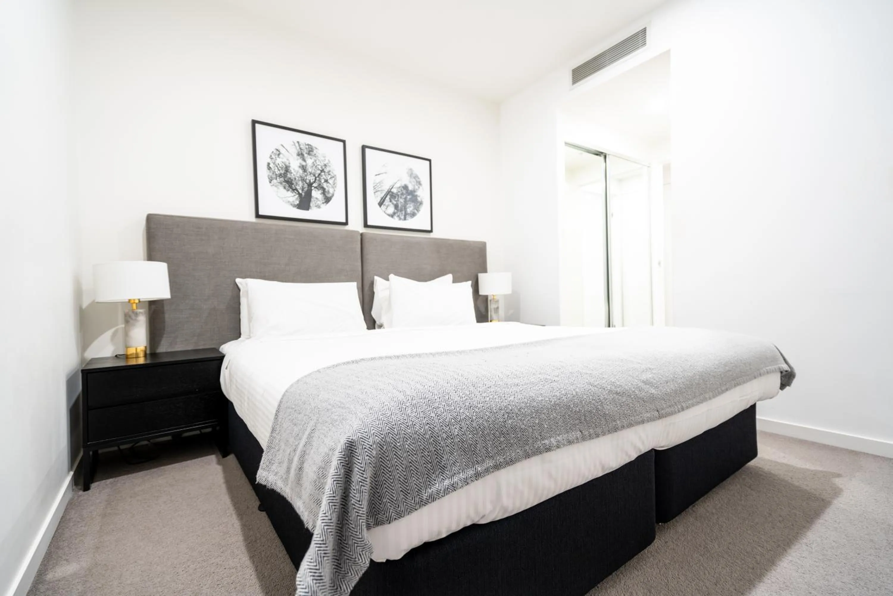 Bedroom, Bed in Opera Apartments South Brisbane