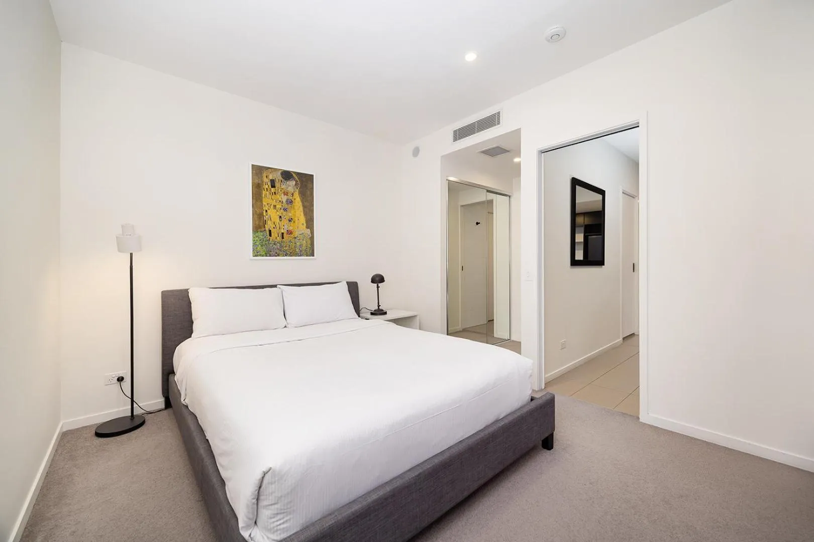 Bedroom, Bed in Opera Apartments South Brisbane