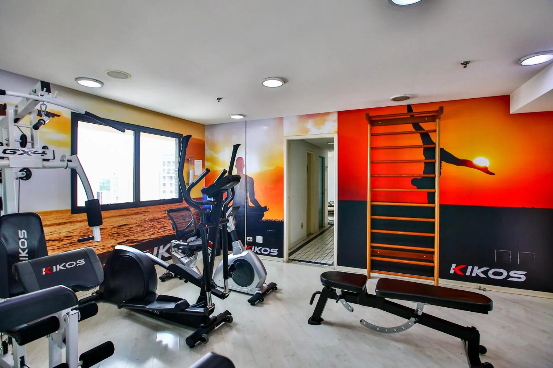 Fitness centre/facilities in Transamerica Executive Chácara Santo Antônio