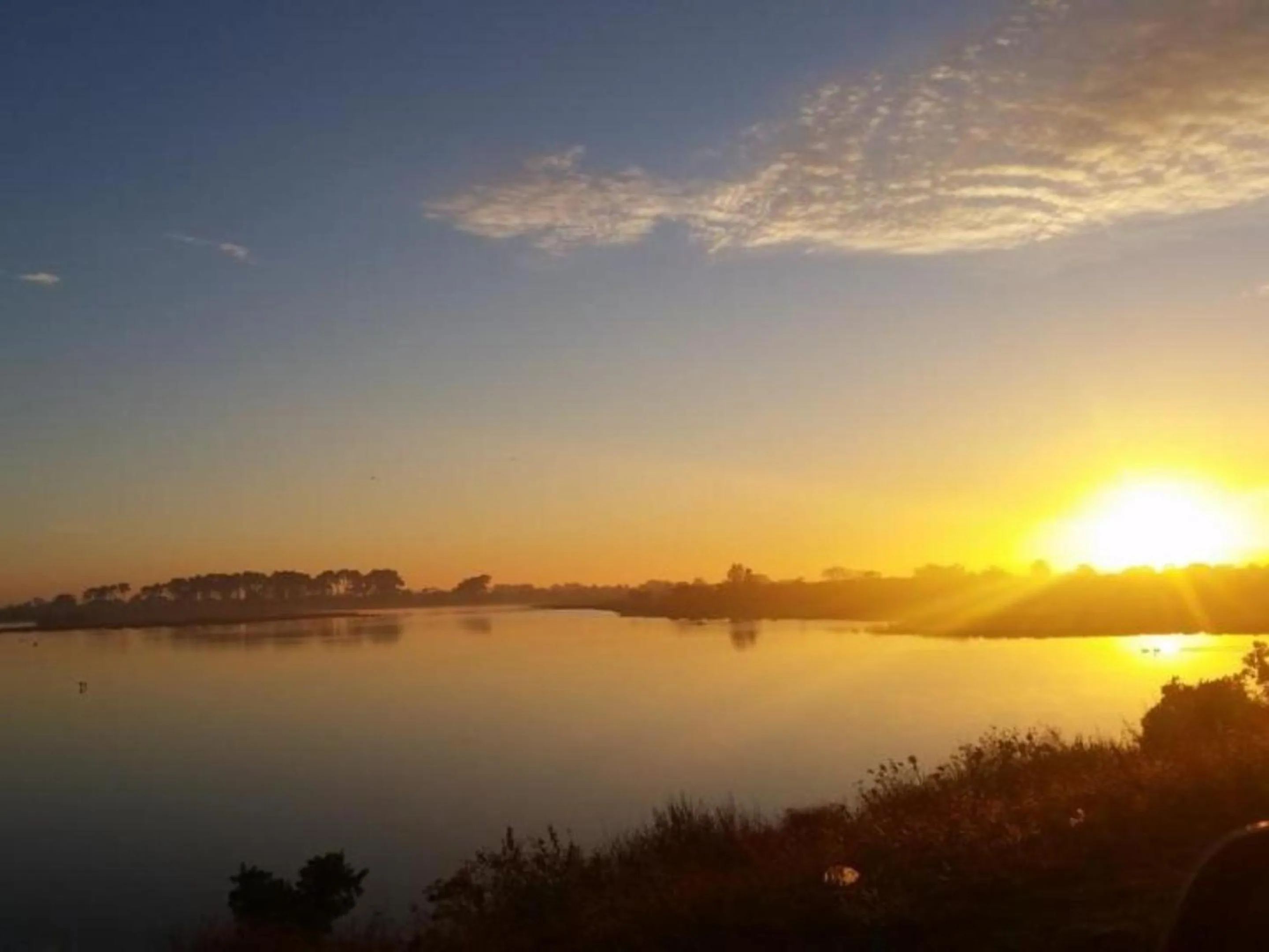 Natural landscape in South Brighton Holiday Park