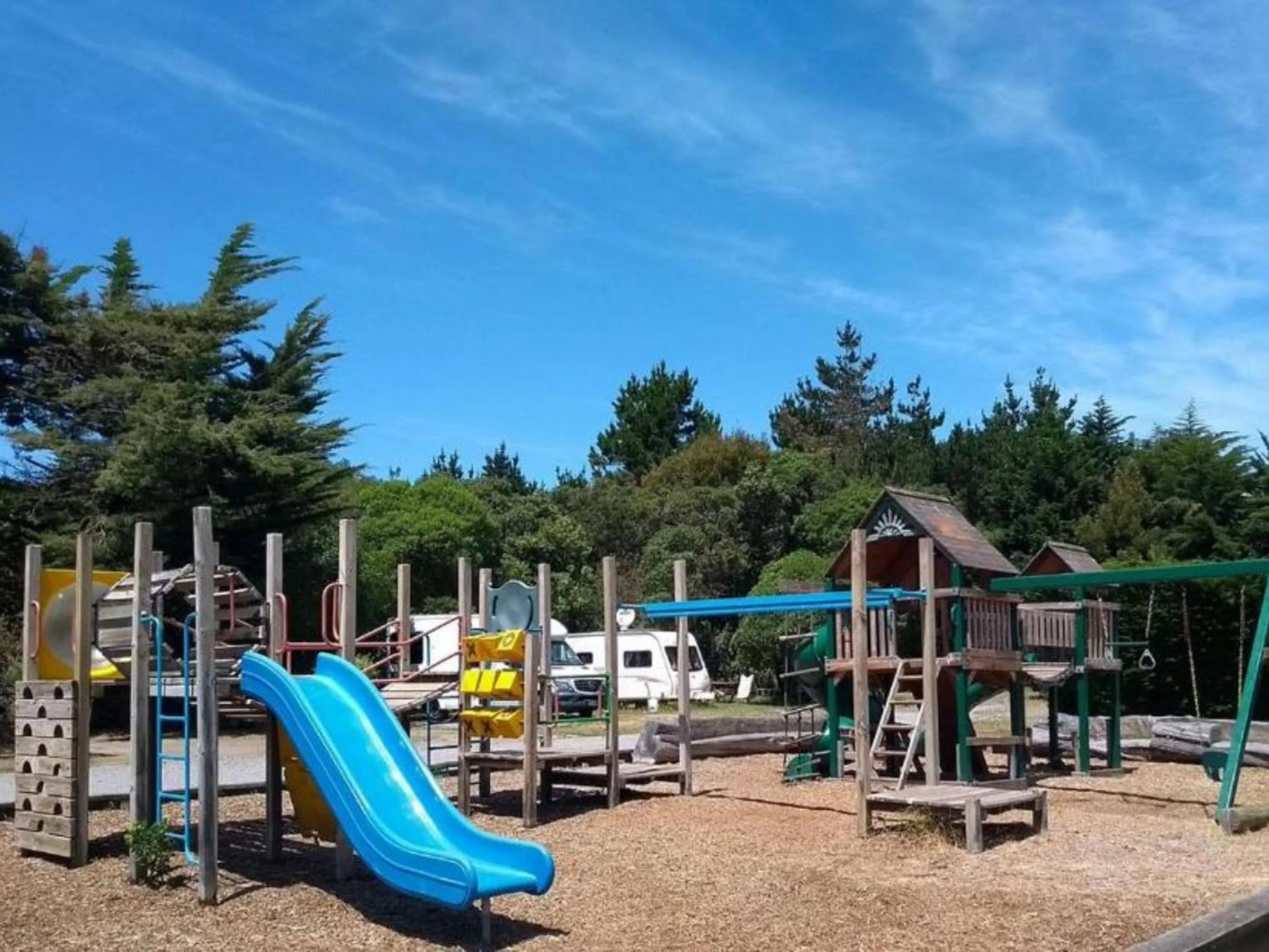 Children play ground in South Brighton Holiday Park