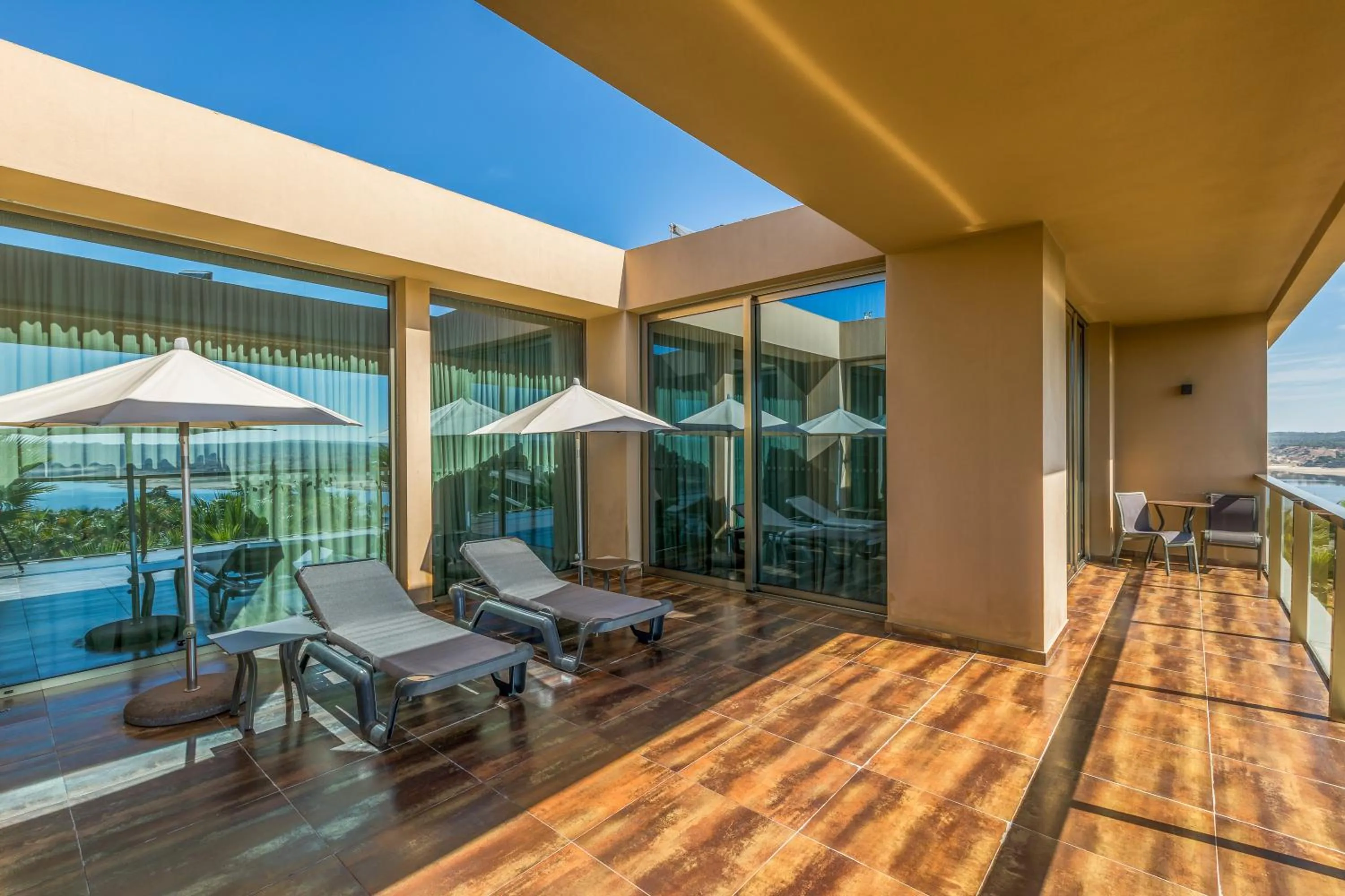 Balcony/Terrace in AP Lago Montargil - Conference & SPA