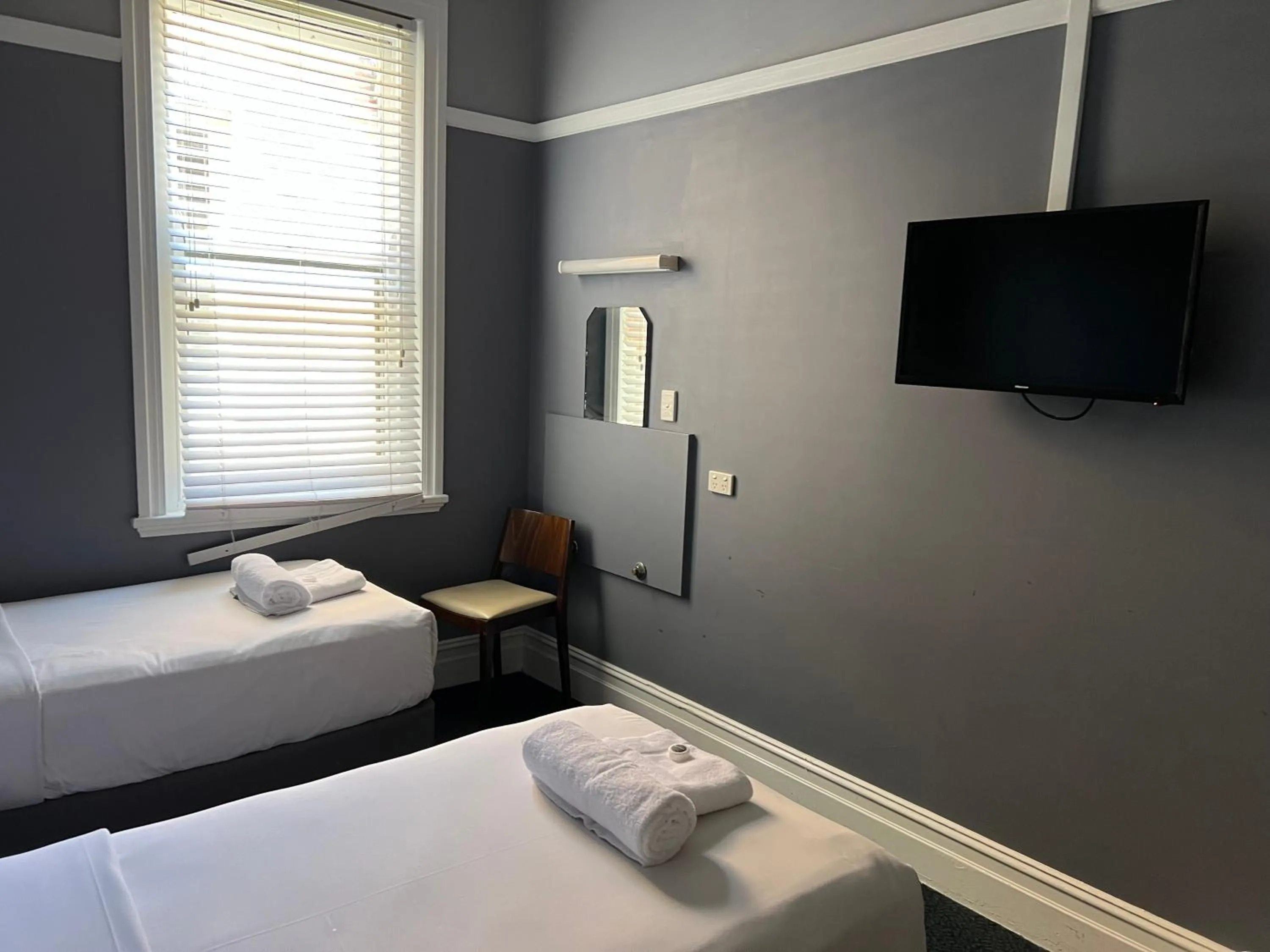 Bed in Swansea Hotel