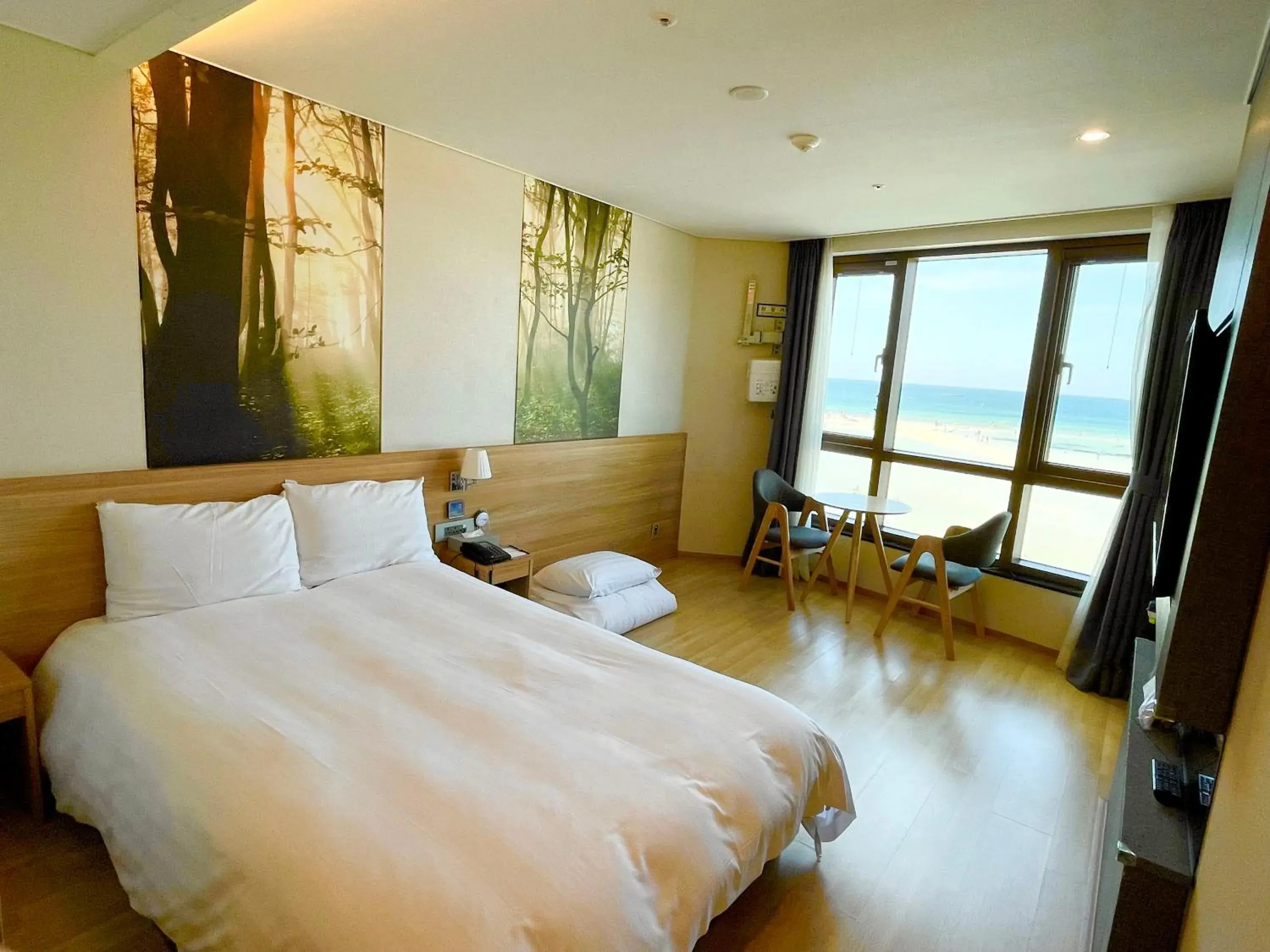 Bed in Utop Ubless Hotel Jeju Bed in Utop Ubless Hotel Jeju