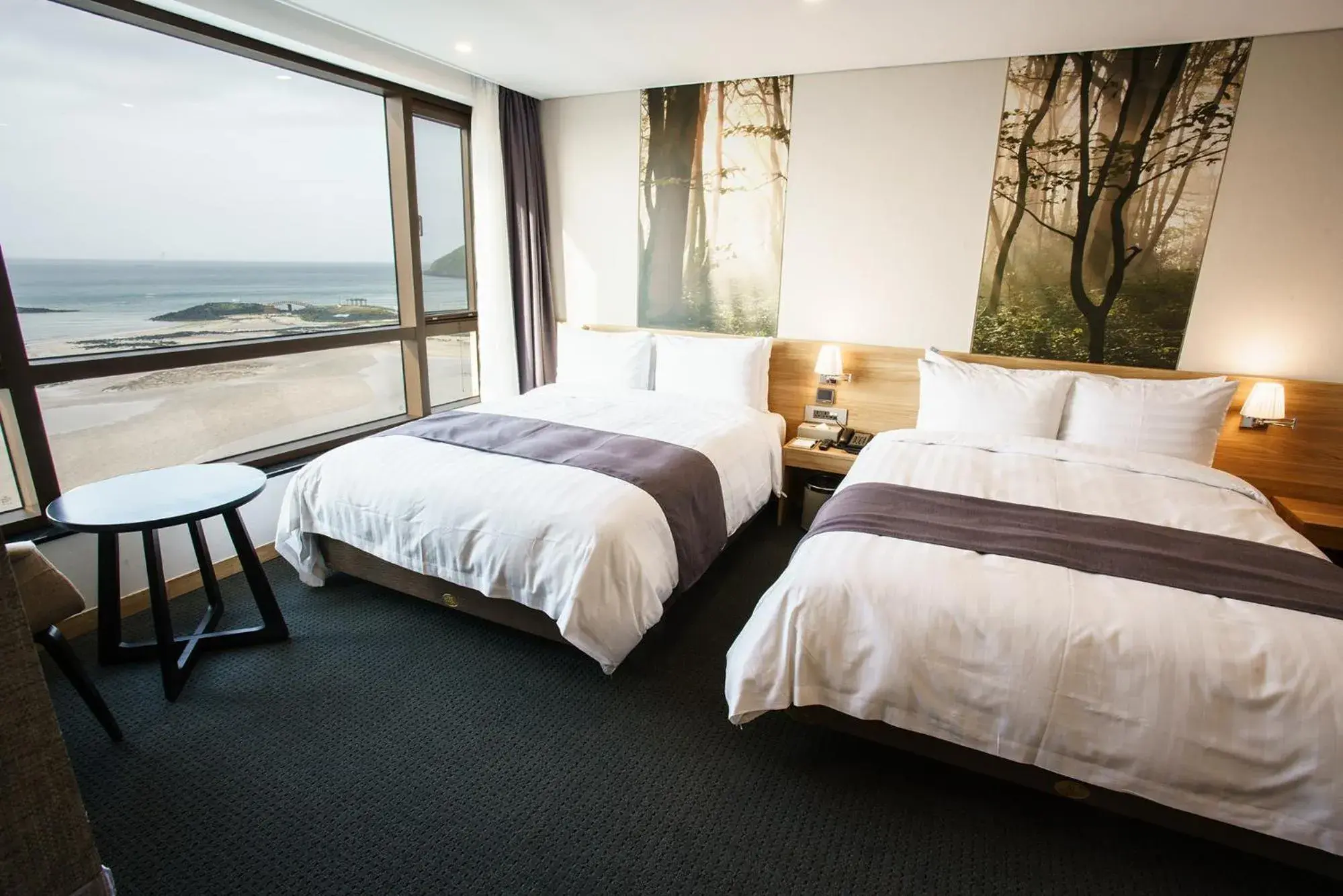 Bed in Utop Ubless Hotel Jeju Bed in Utop Ubless Hotel Jeju