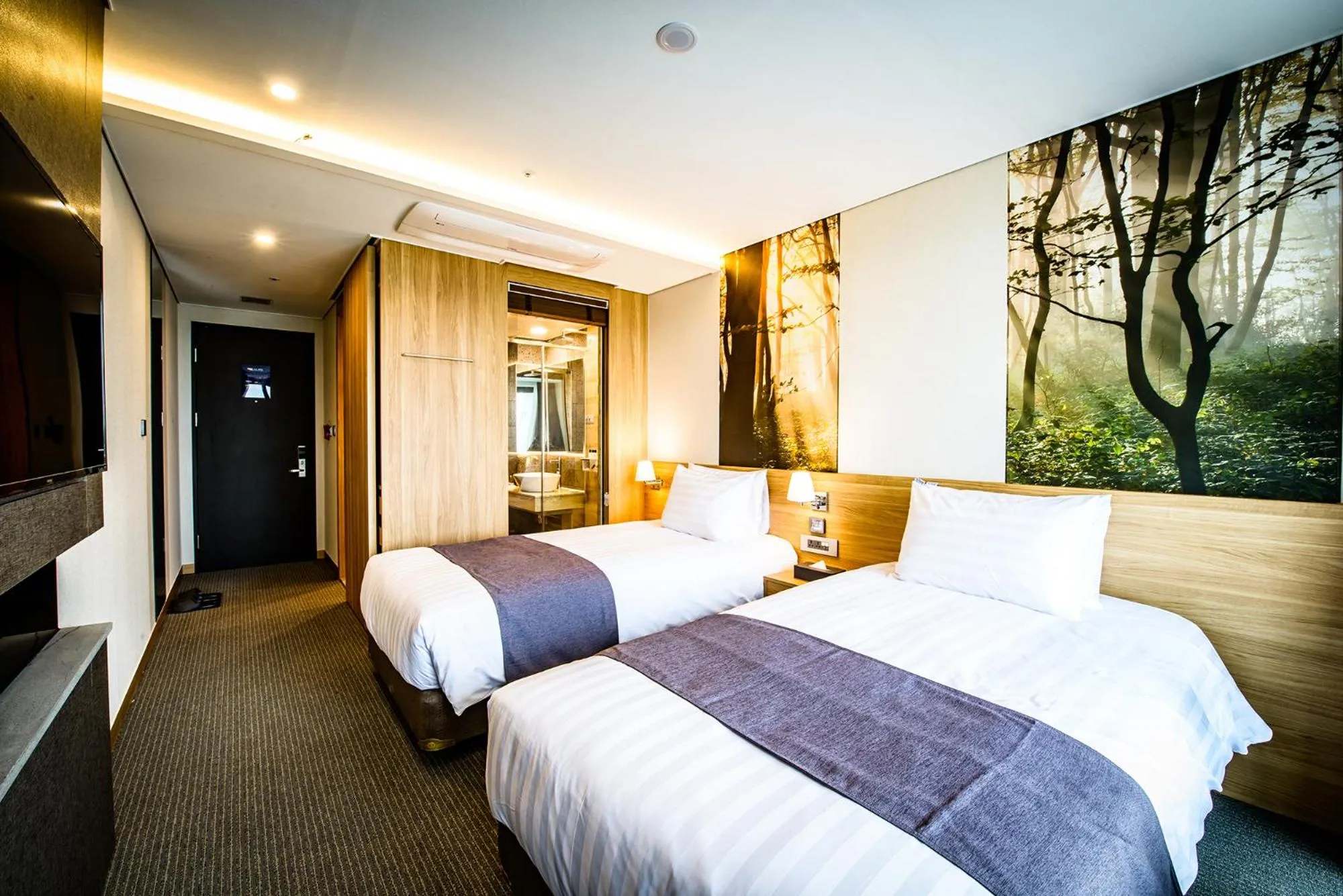 Bed in Utop Ubless Hotel Jeju