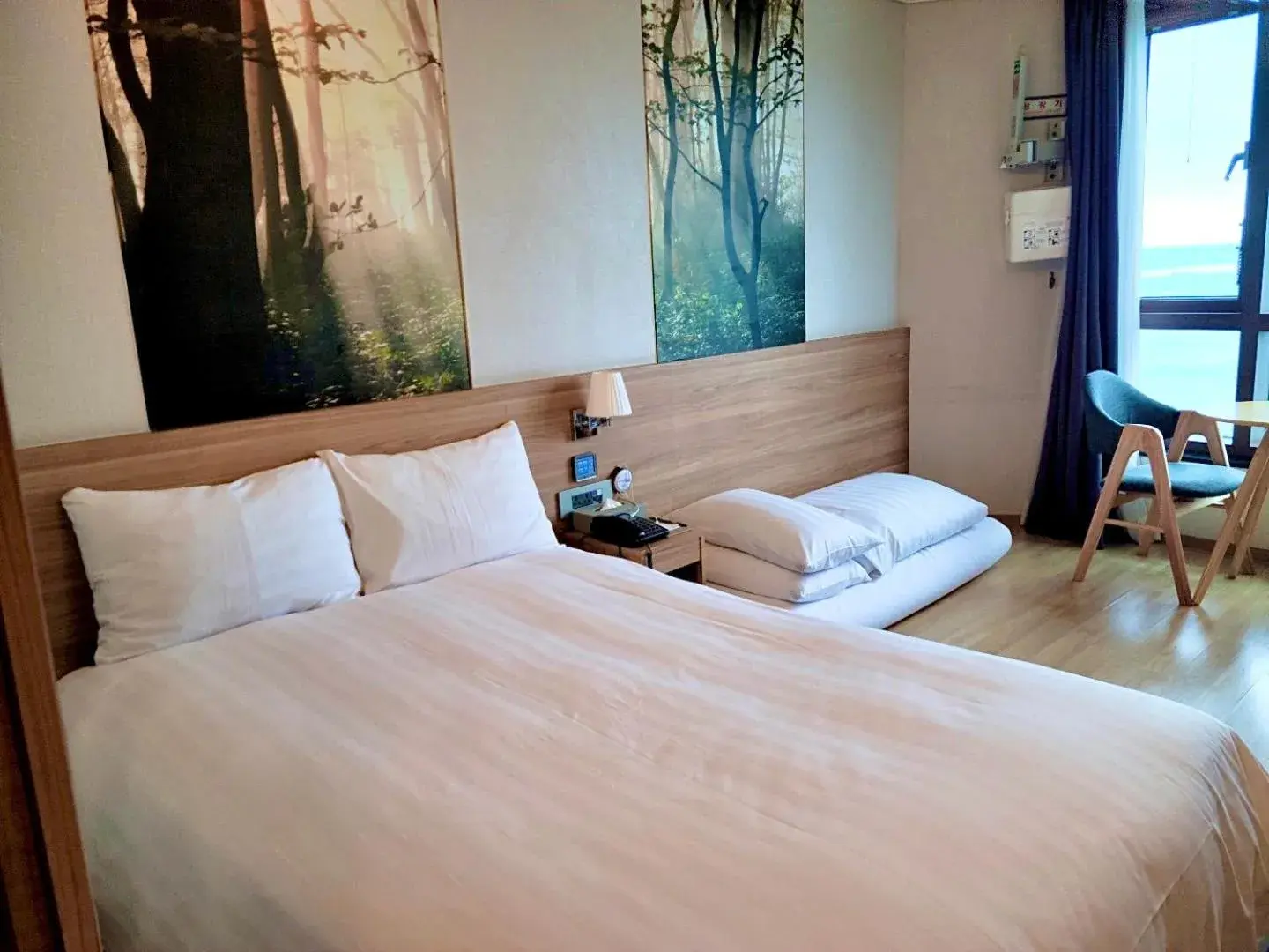 Bed in Utop Ubless Hotel Jeju Bed in Utop Ubless Hotel Jeju