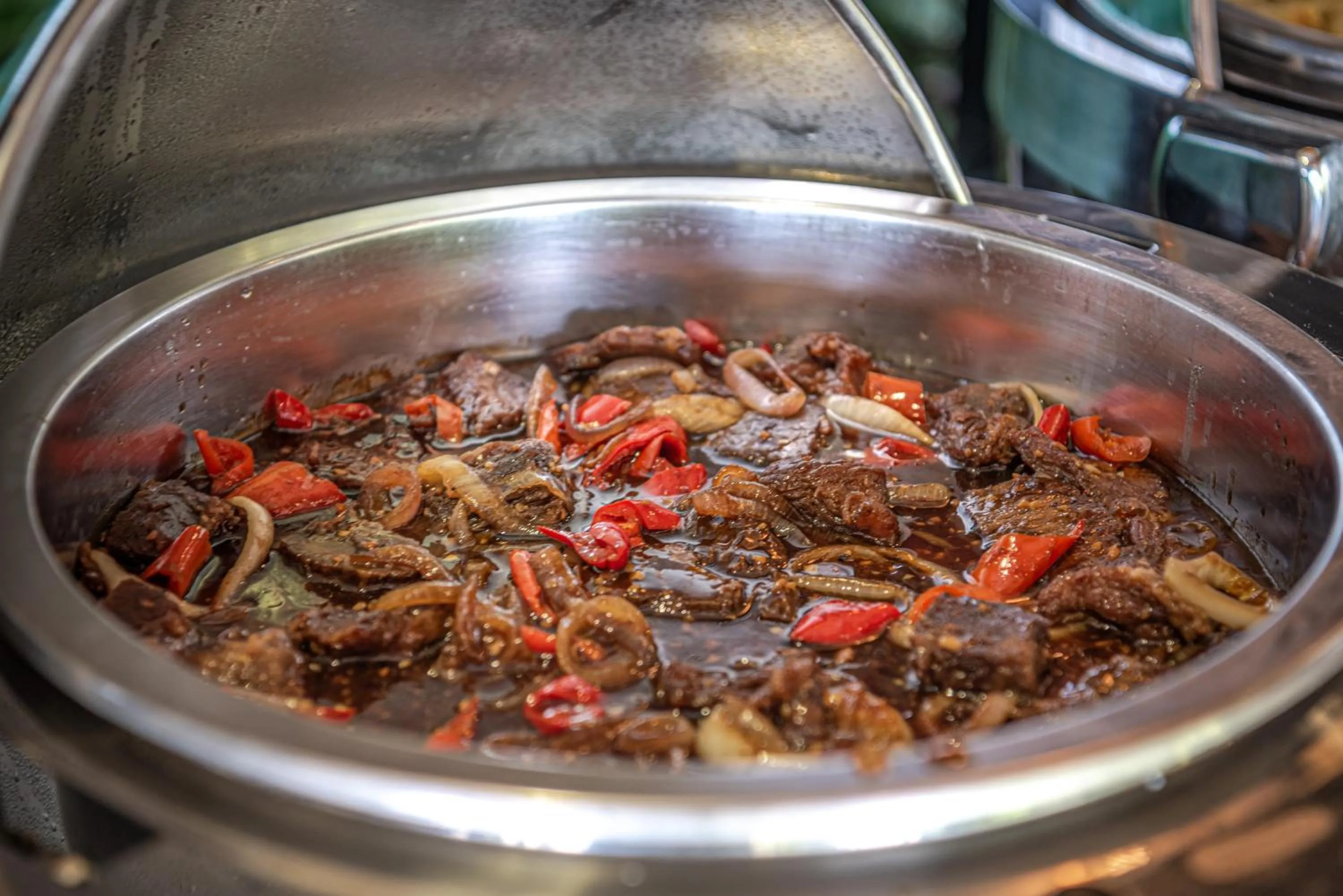 Buffet breakfast in Siargao Island Villas