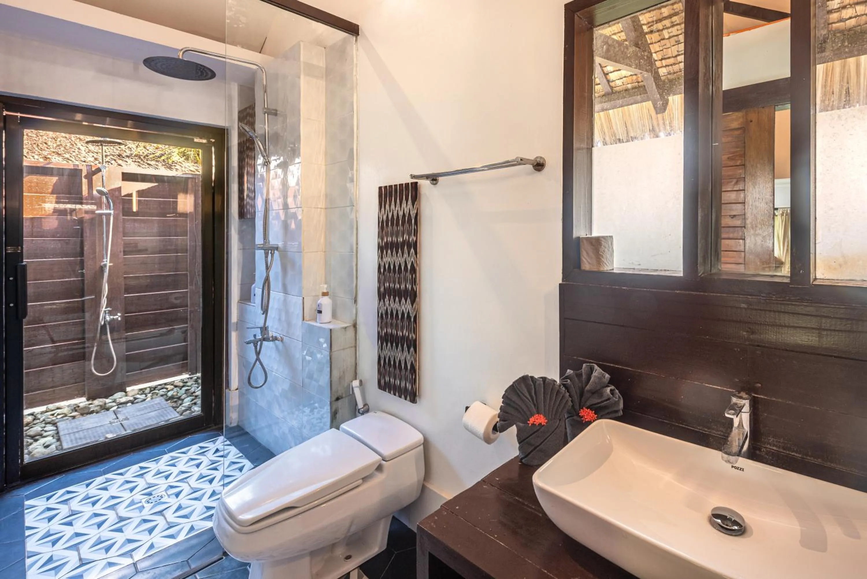 Shower in Siargao Island Villas