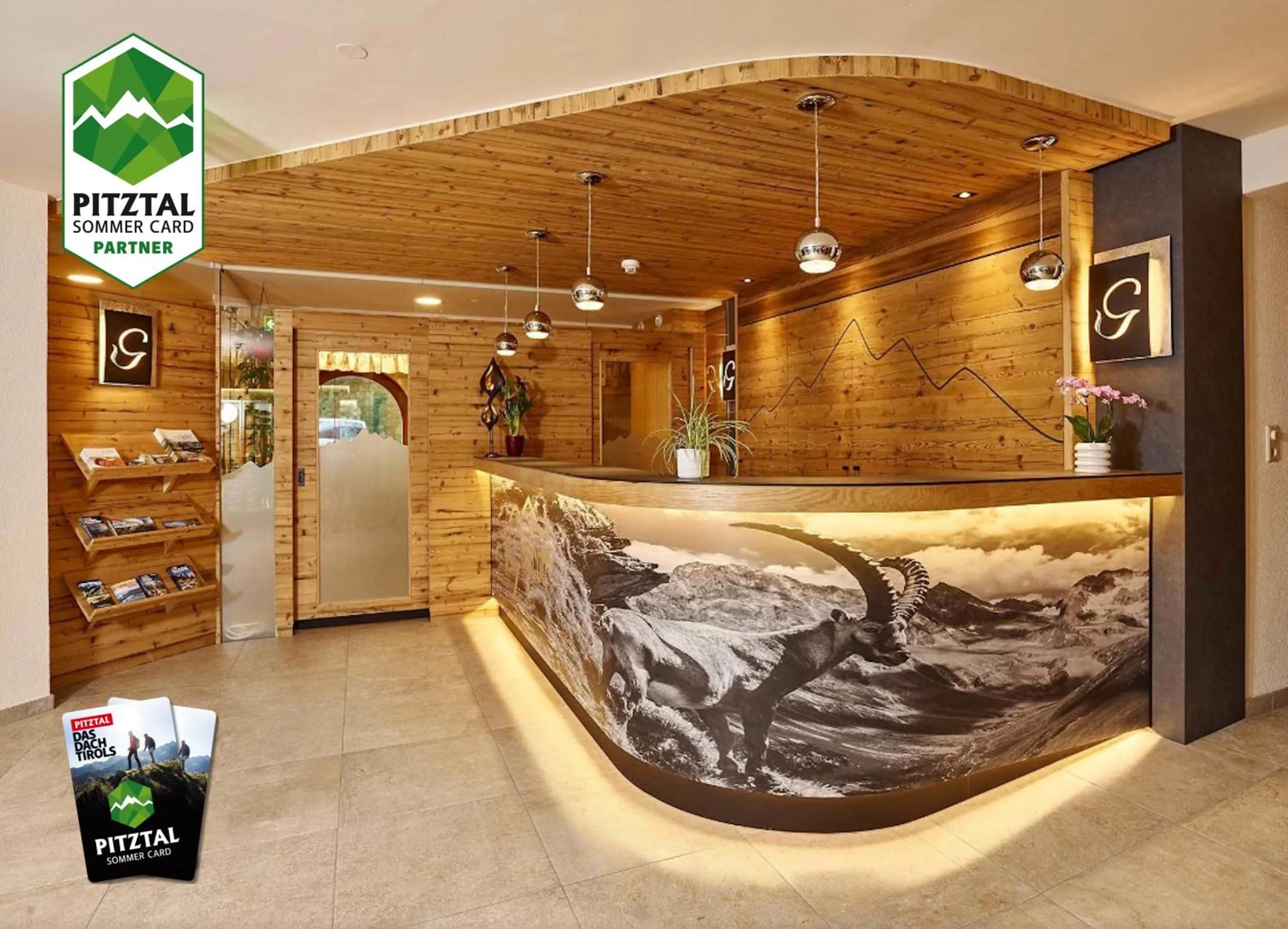 Lobby or reception in Hotel Gundolf