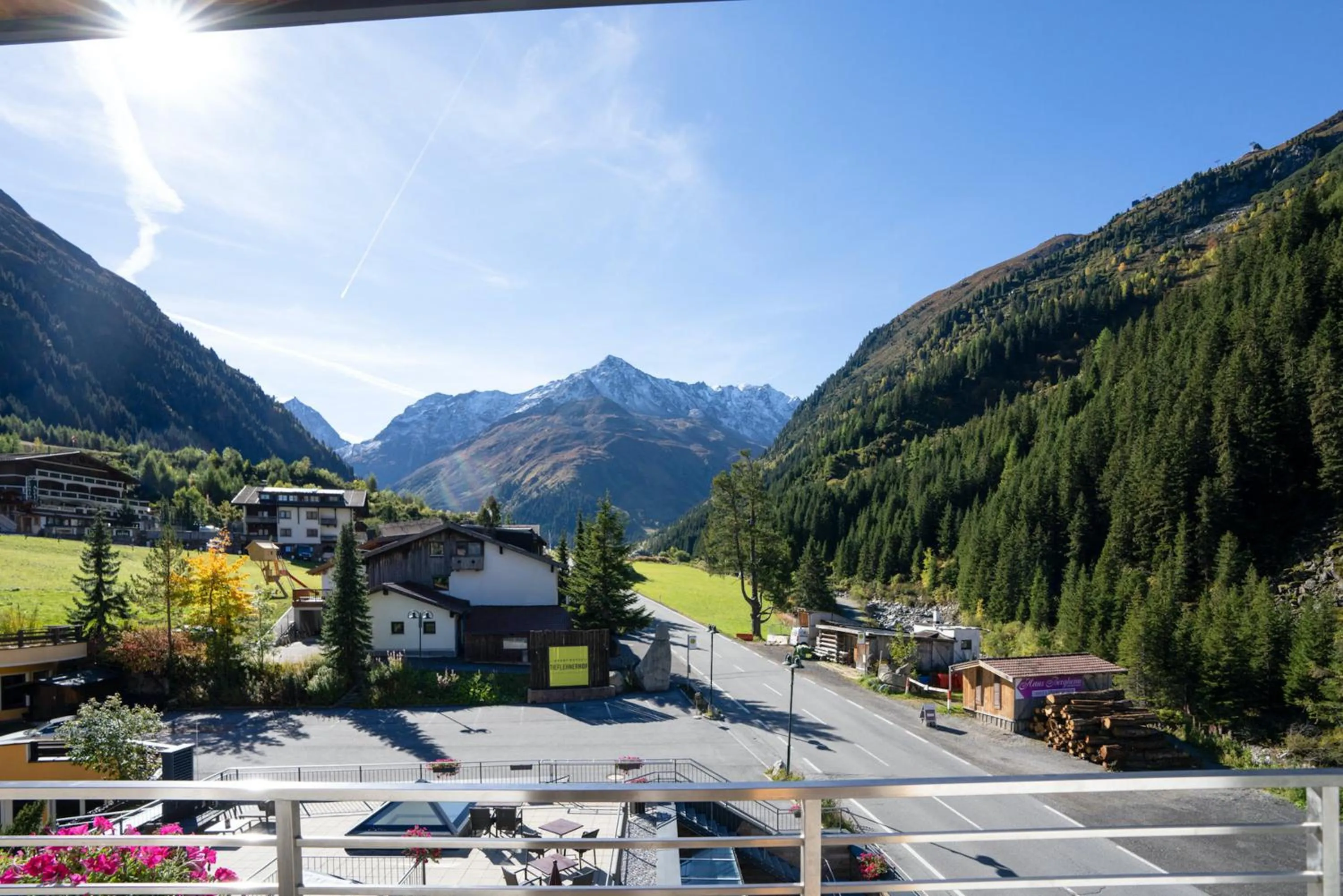 Mountain view in Hotel Gundolf