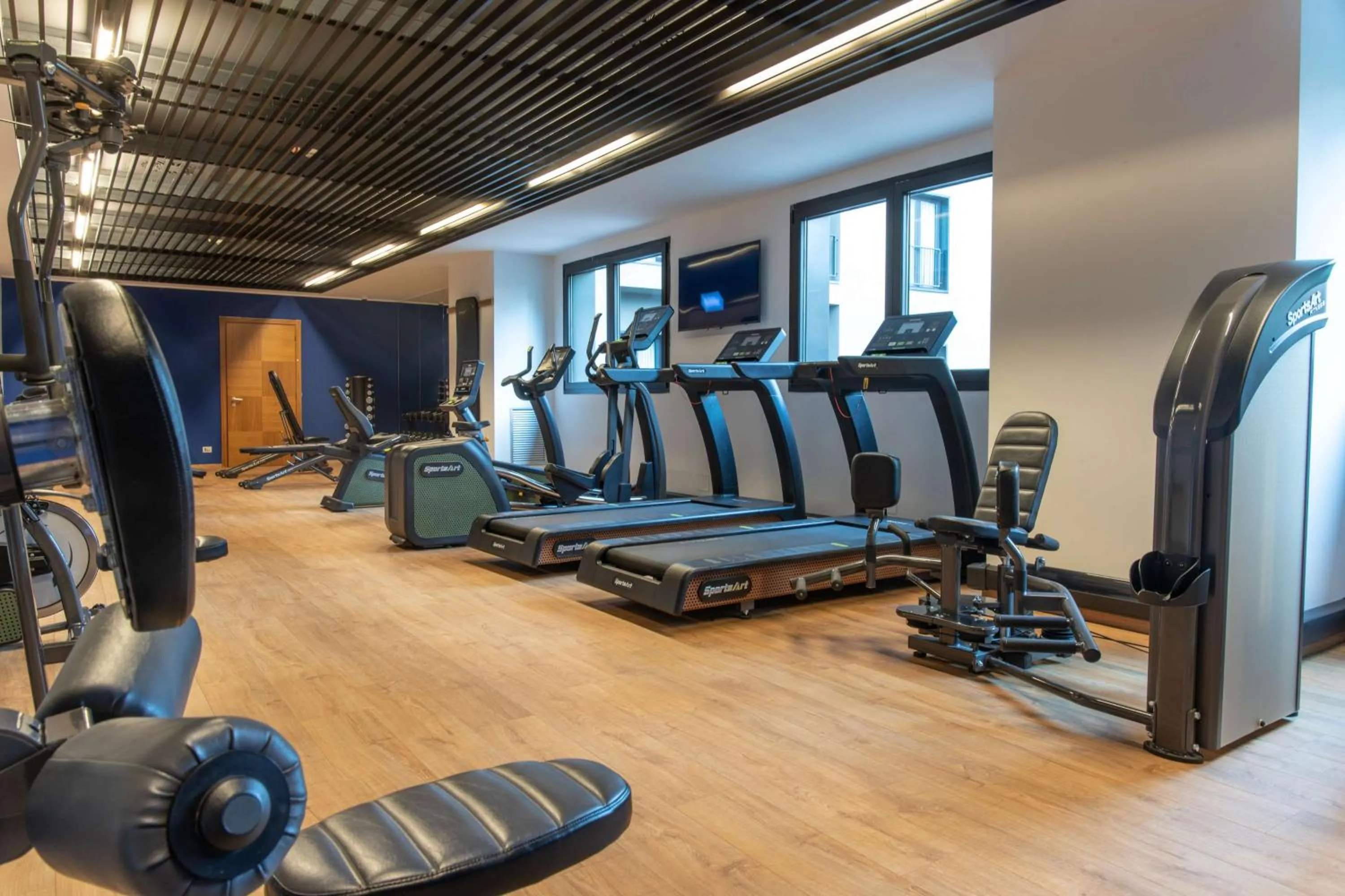 Fitness centre/facilities in Radisson Blu Hotel Milan