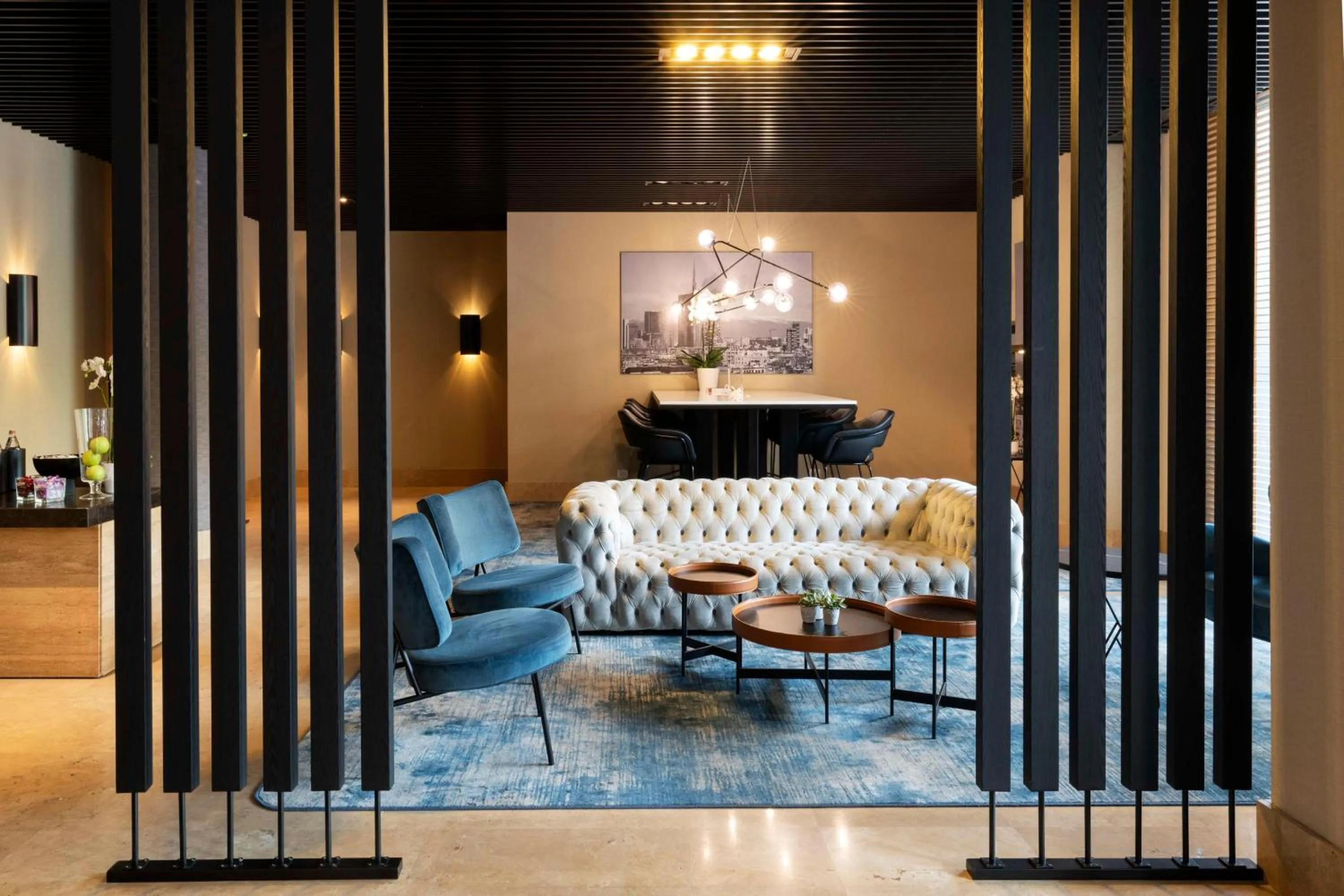 Lobby or reception in Radisson Blu Hotel Milan