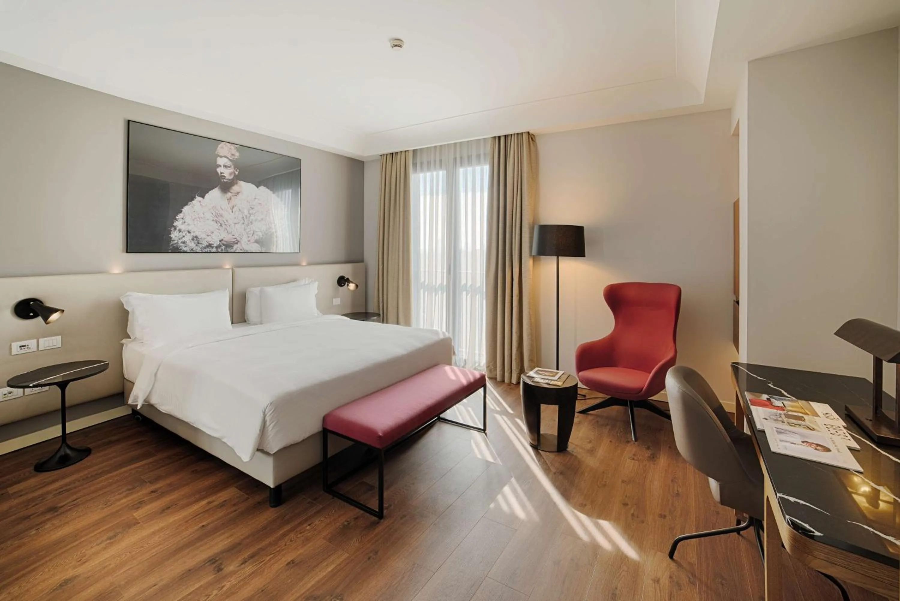 Photo of the whole room, Bed in Radisson Blu Hotel Milan