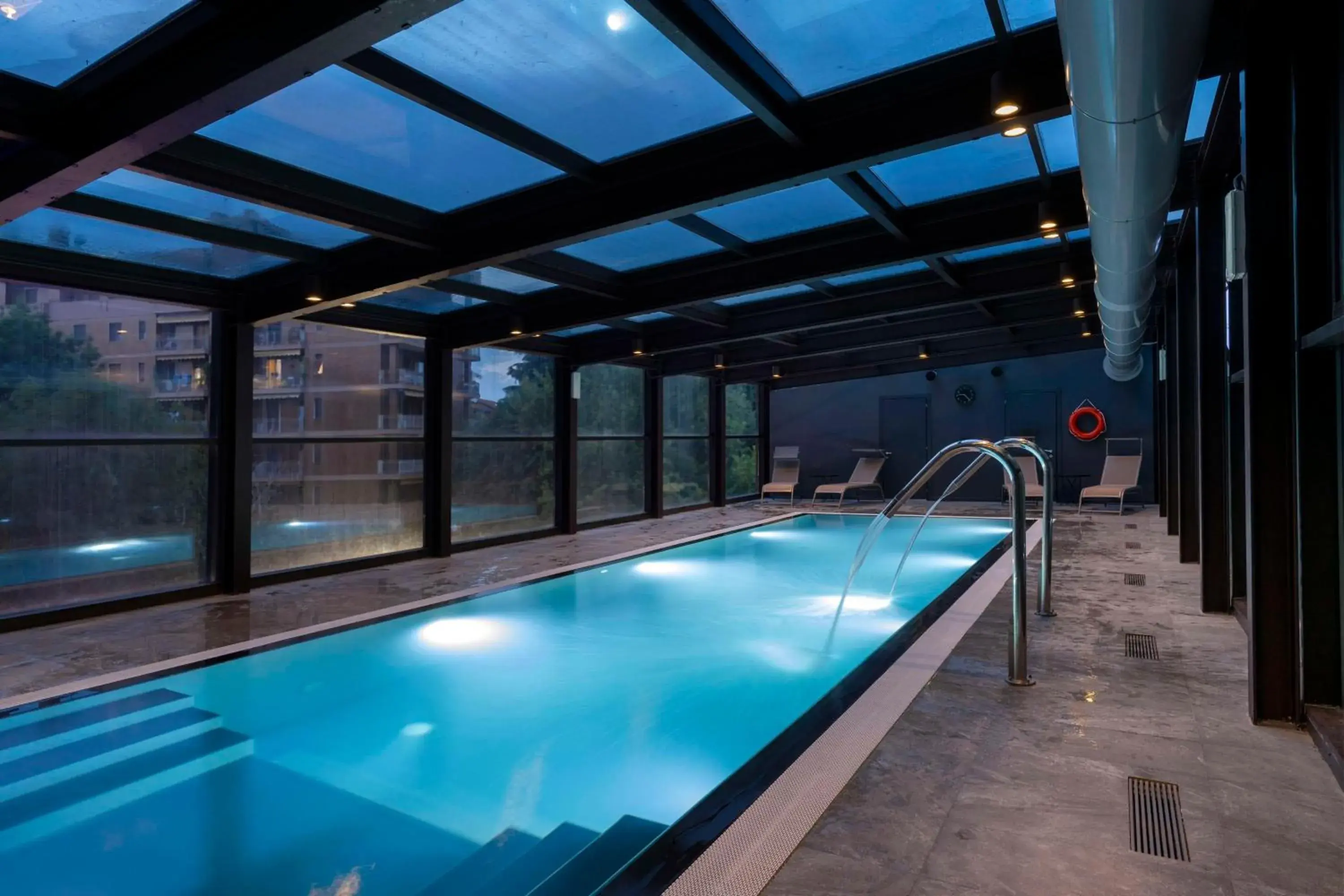 Pool view in Radisson Blu Hotel Milan Pool view in Radisson Blu Hotel Milan