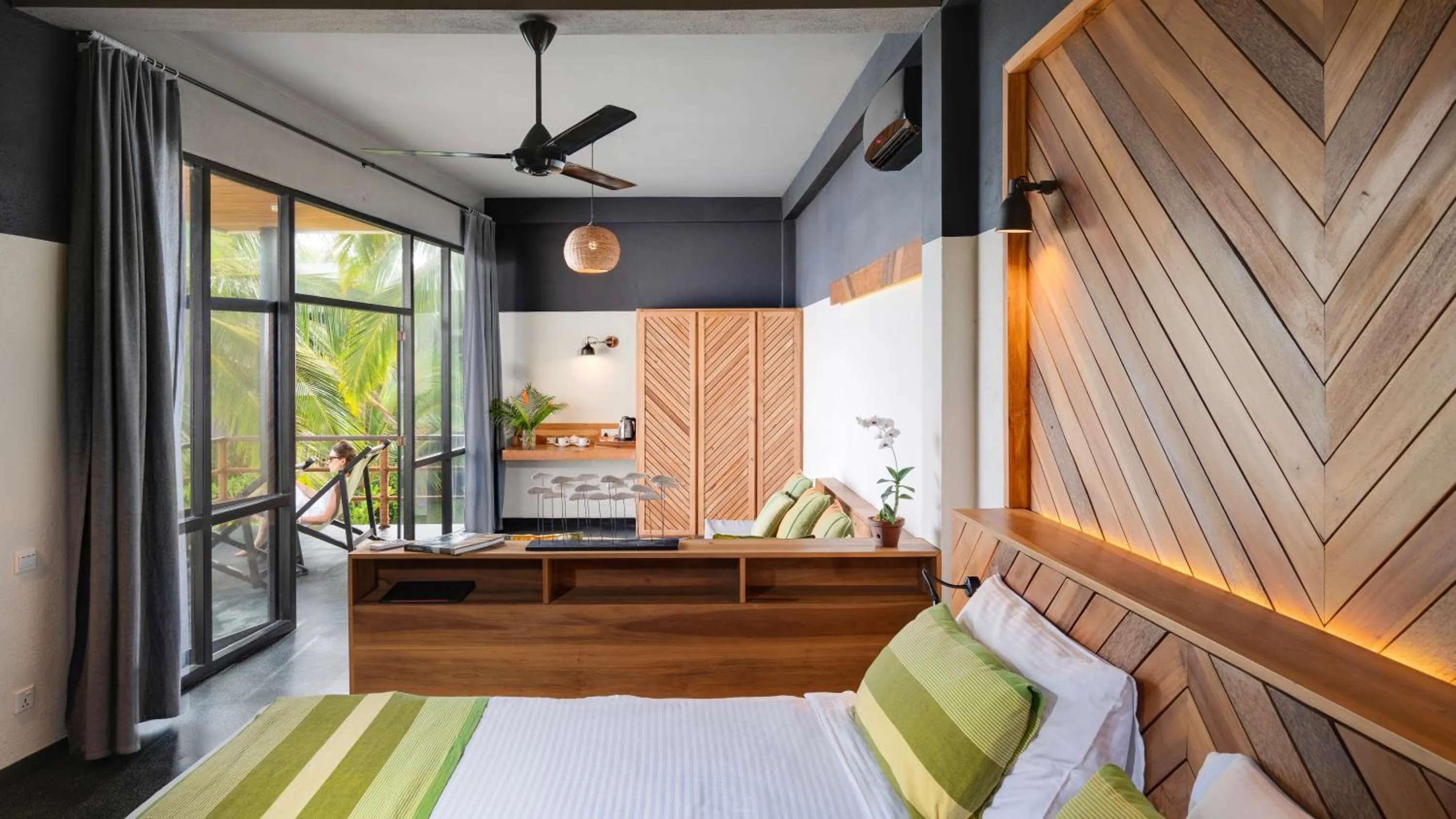 Bedroom in Lankavatara Ocean Retreat & Spa