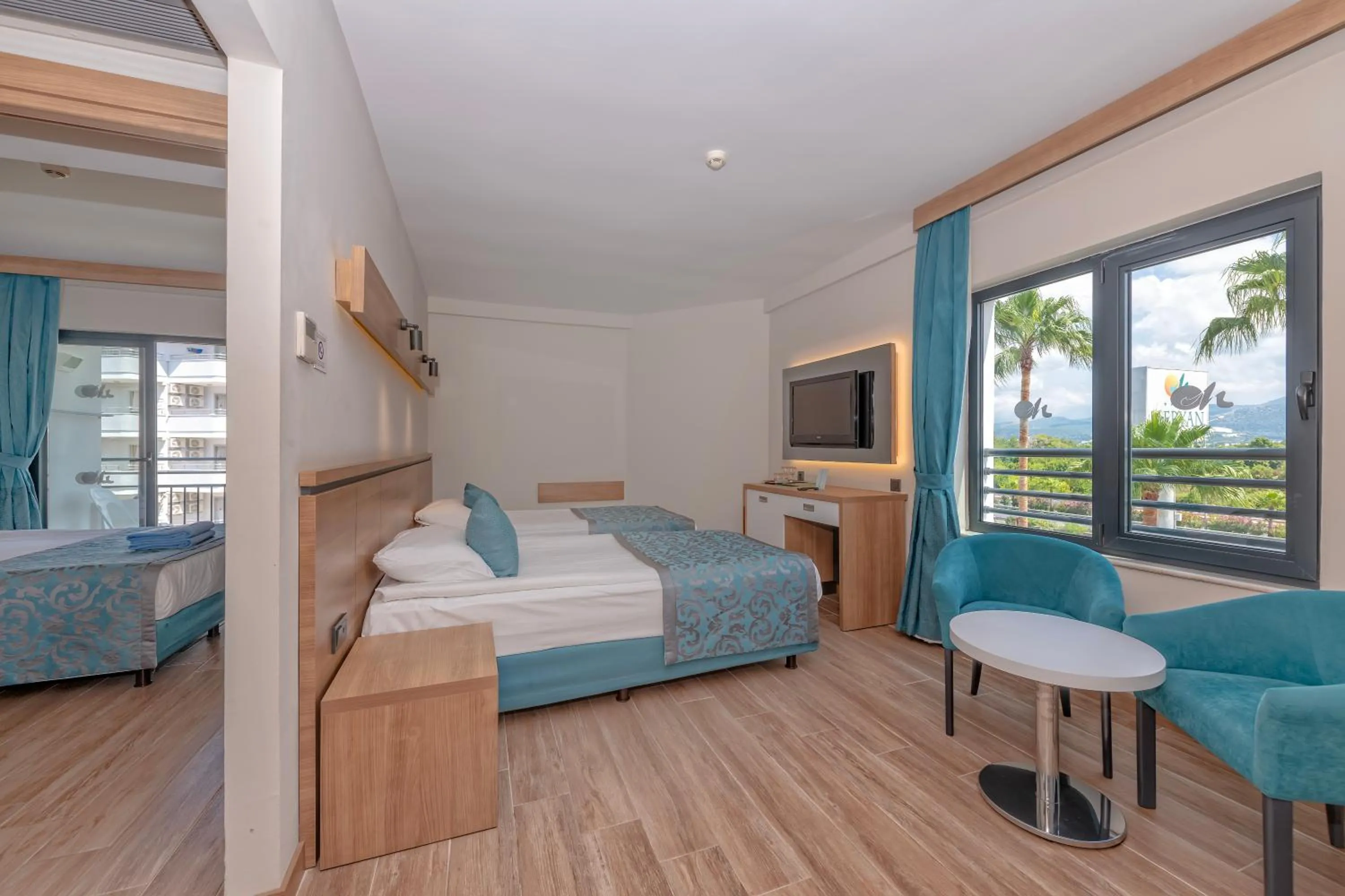 Bed in Meryan Hotel - Ultra All Inclusive