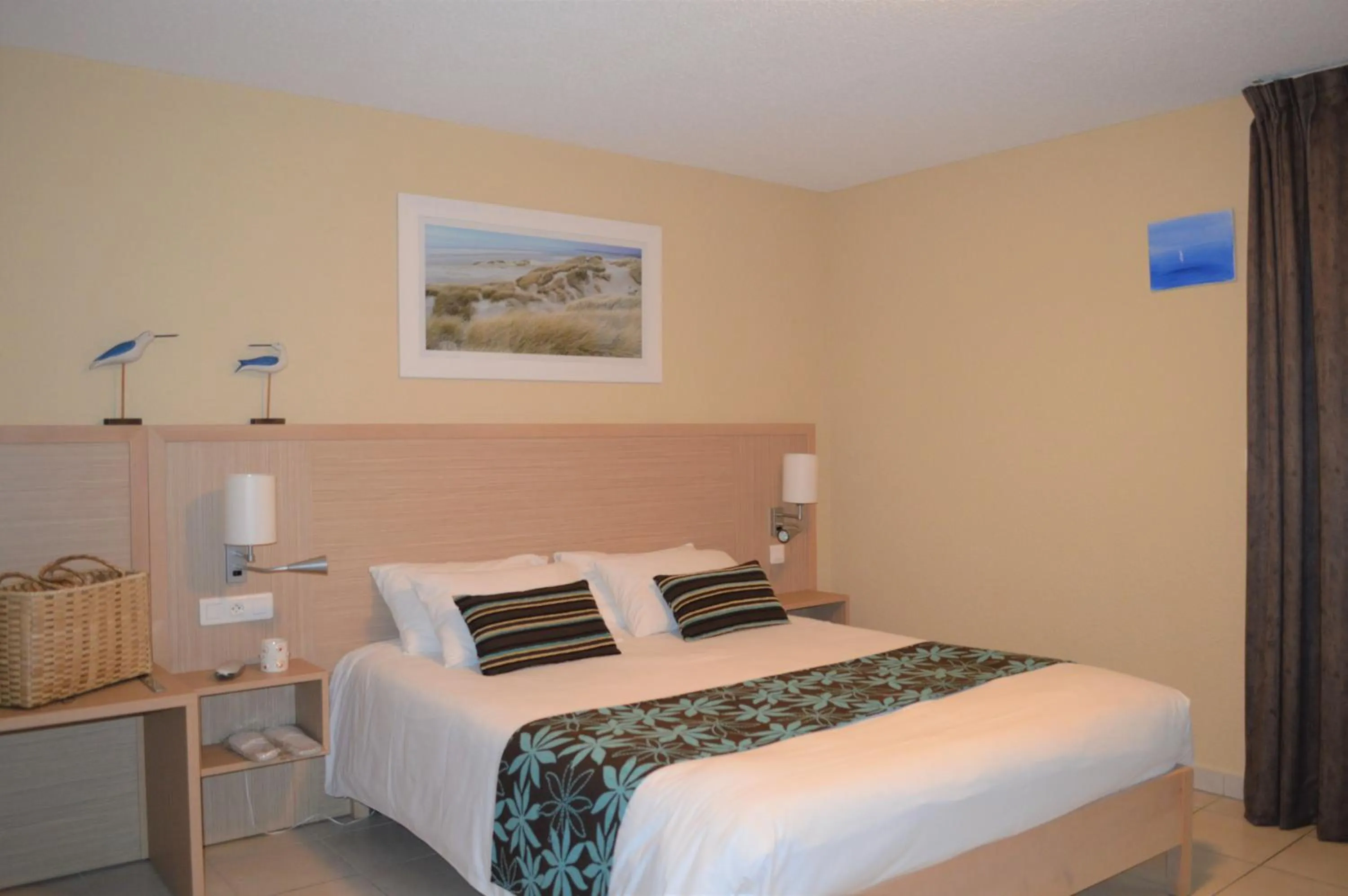 Bed in Hotel L'Oceane