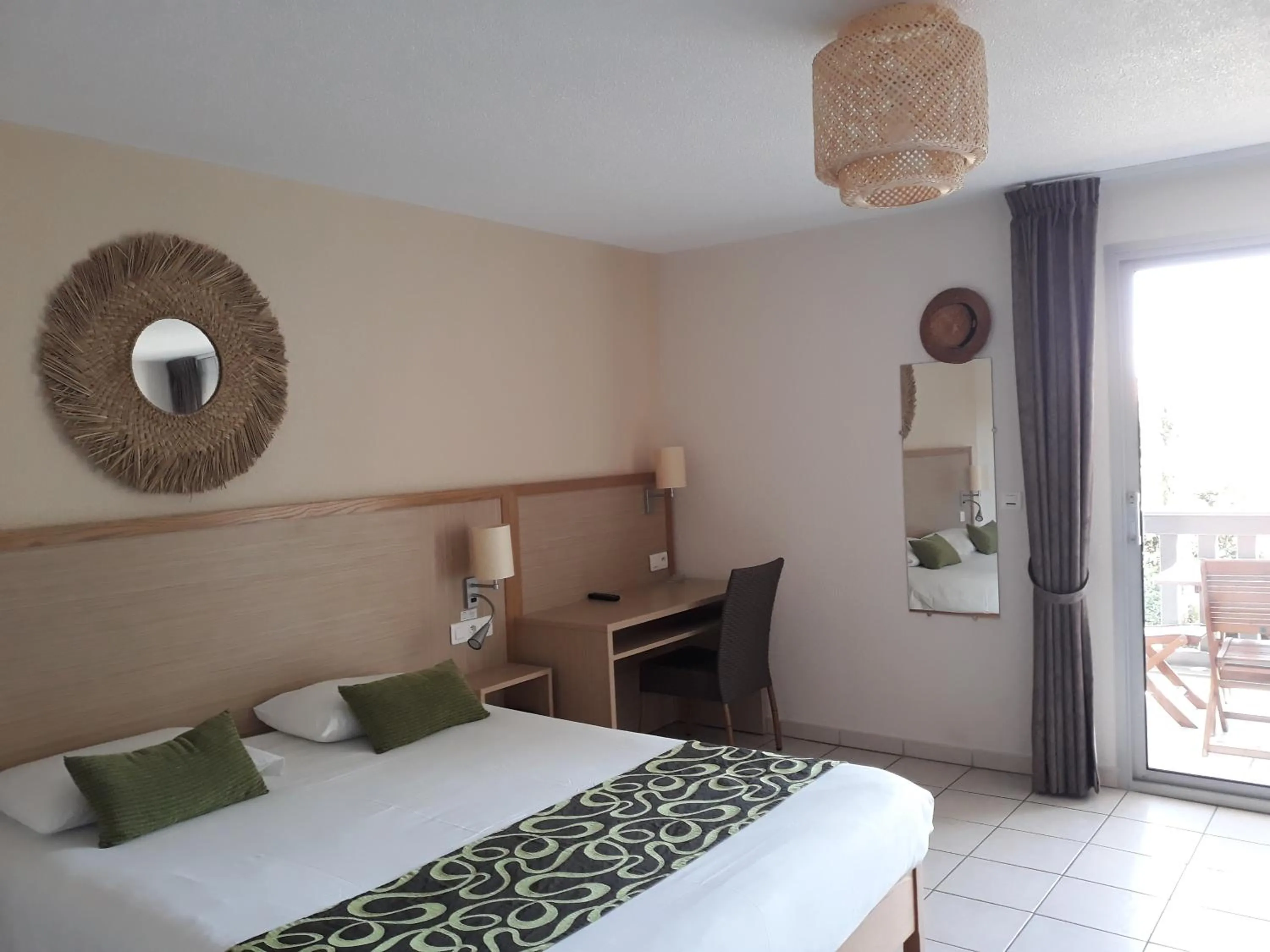 Bed in Hotel L'Oceane