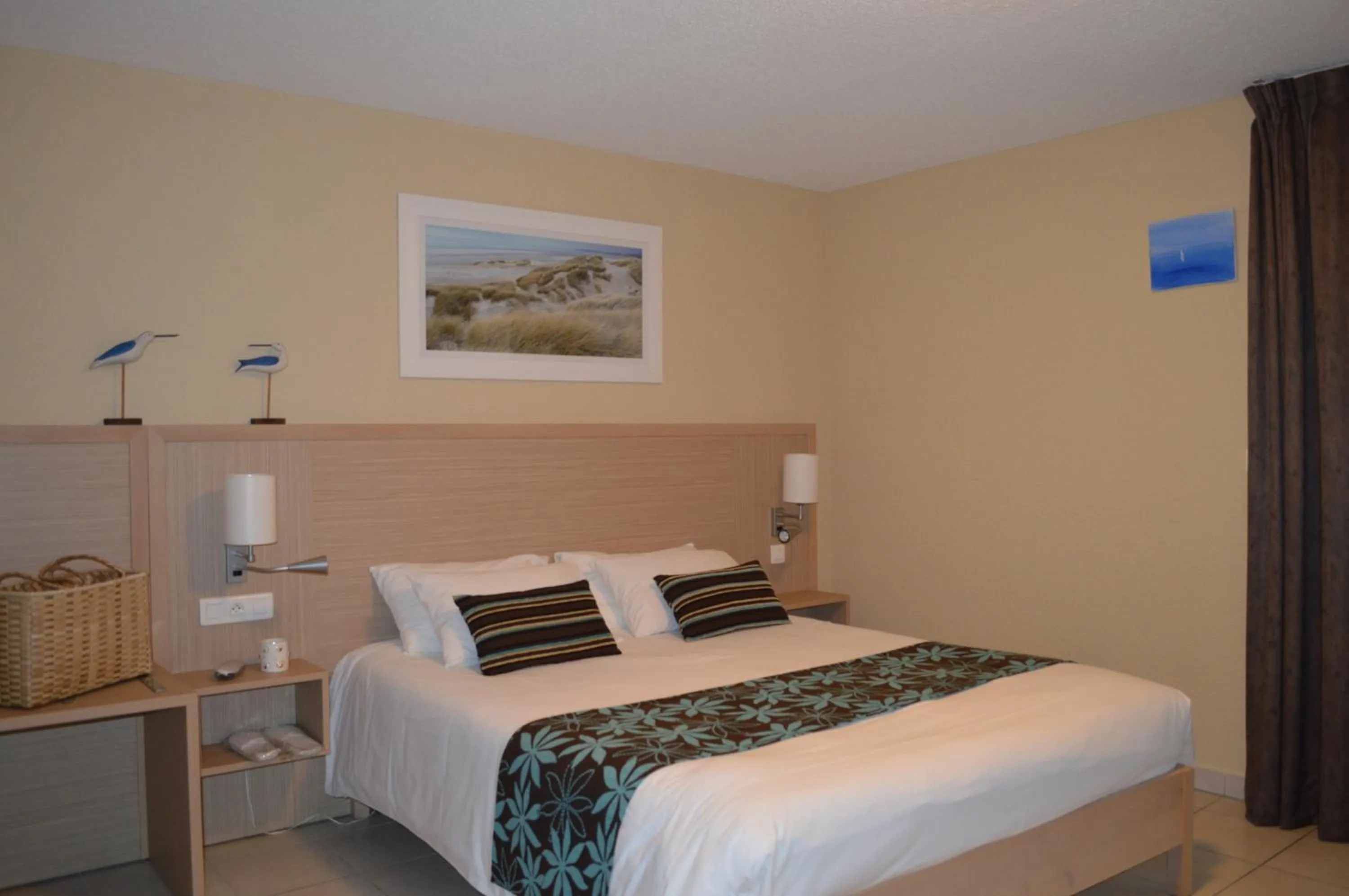 Bed in Hotel L'Oceane