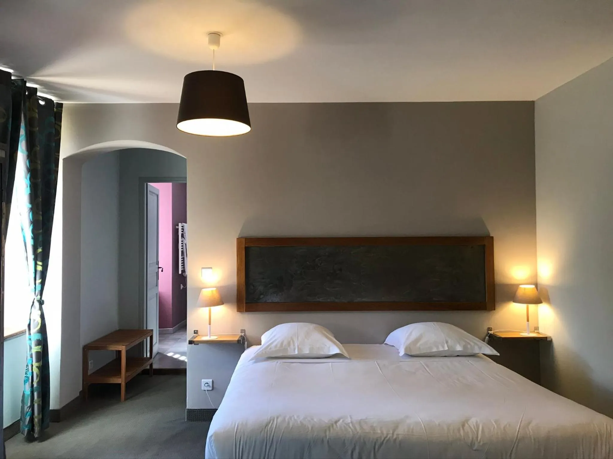 Photo of the whole room, Bed in Logis Hôtel Château De Palaja