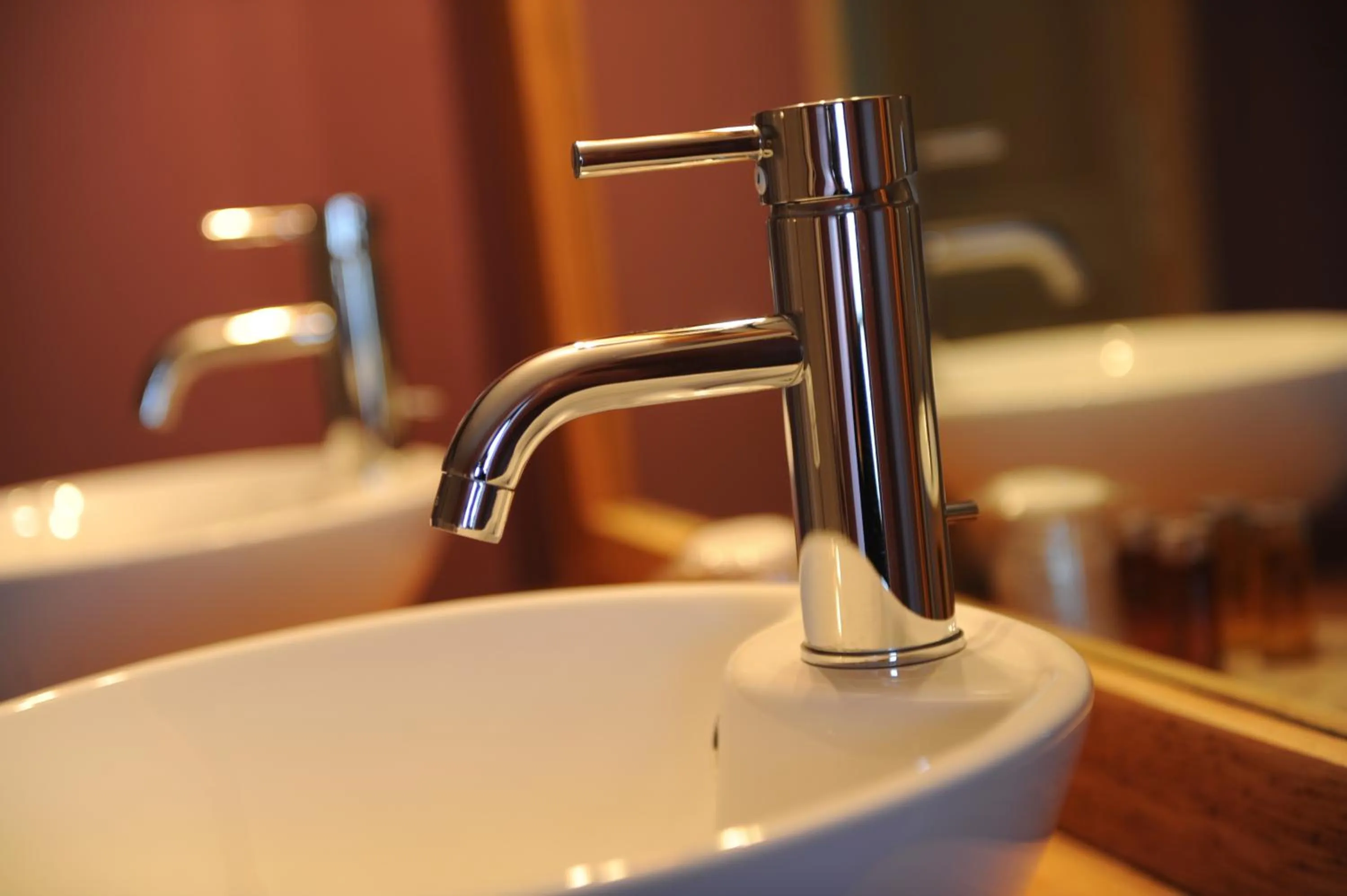 Bathroom in Logis Hôtel Château De Palaja
