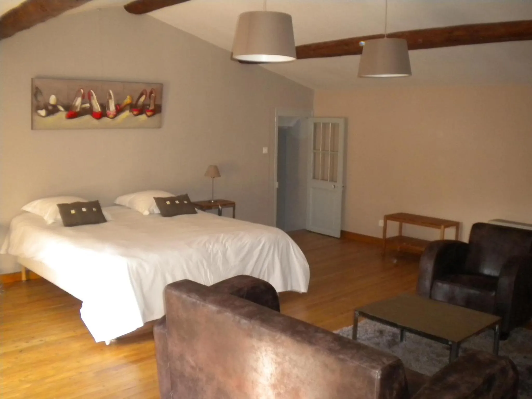 Large Double or Twin Room in Logis Hôtel Château De Palaja