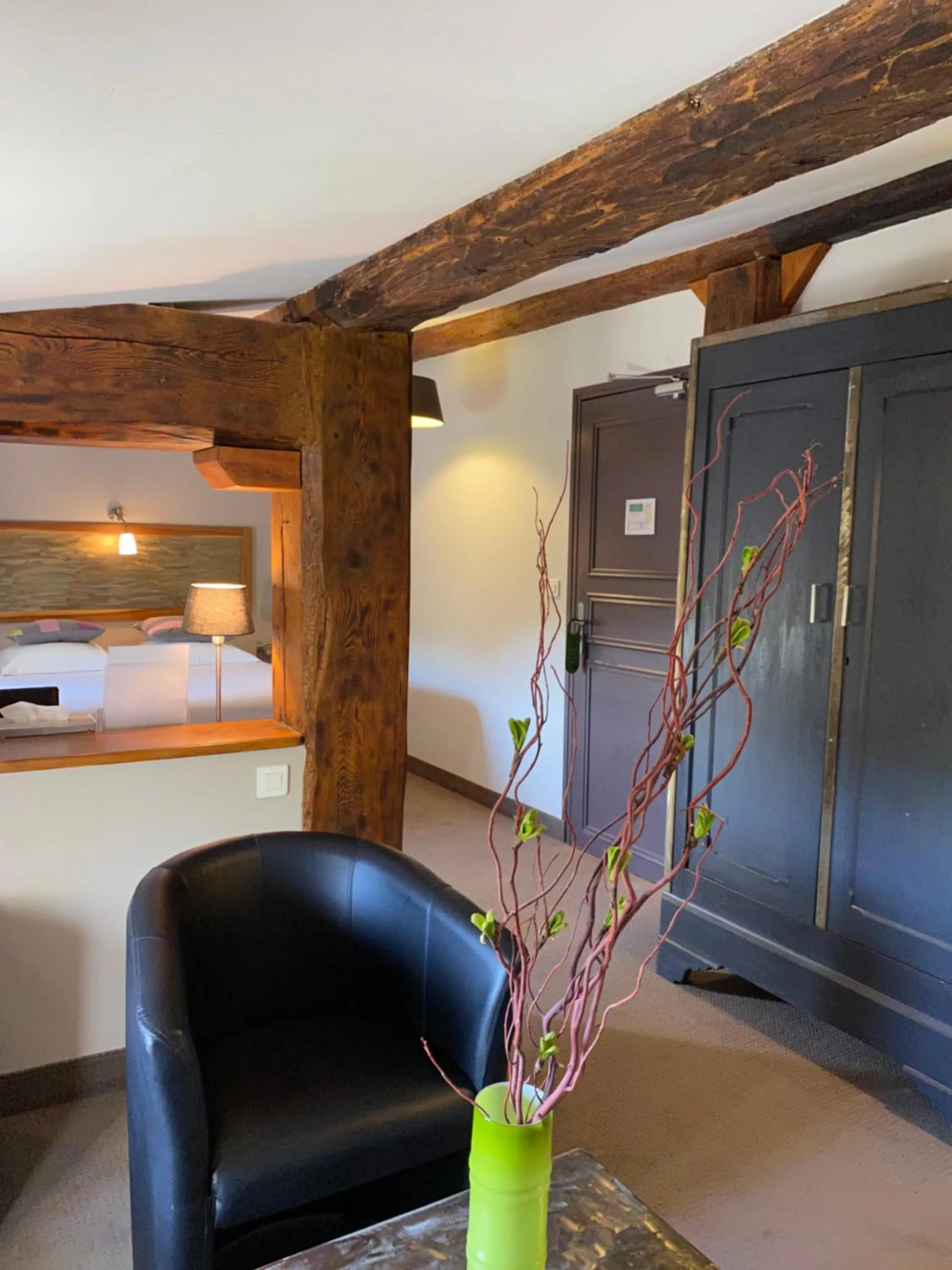 Photo of the whole room in Logis Hôtel Château De Palaja