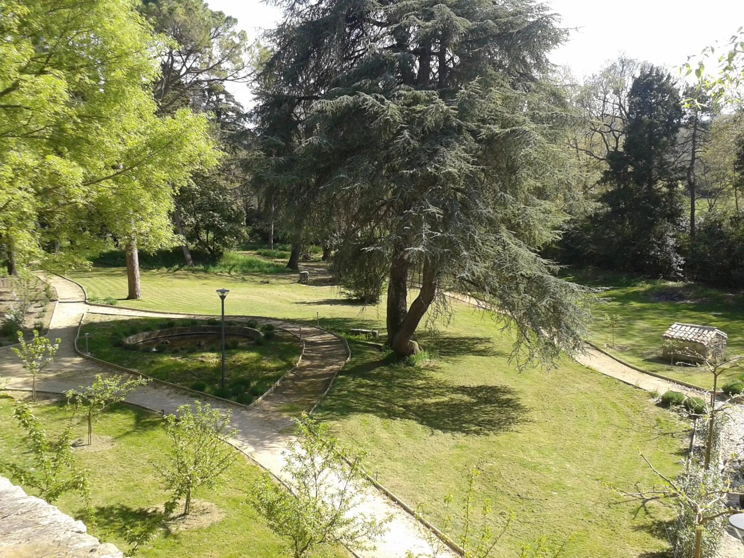 Natural landscape in Logis Hôtel Château De Palaja