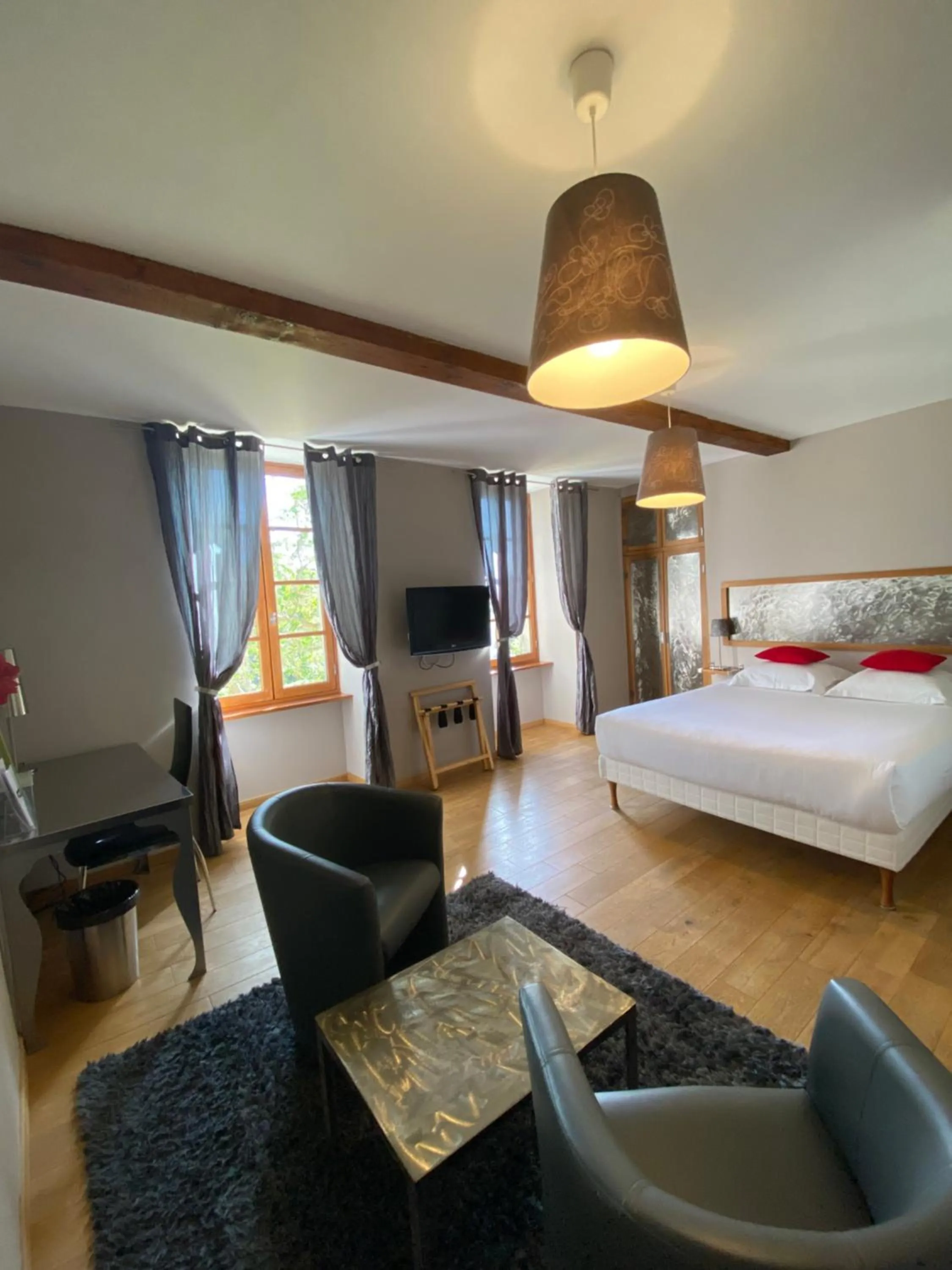 Deluxe Double Room in Logis Hôtel Château De Palaja