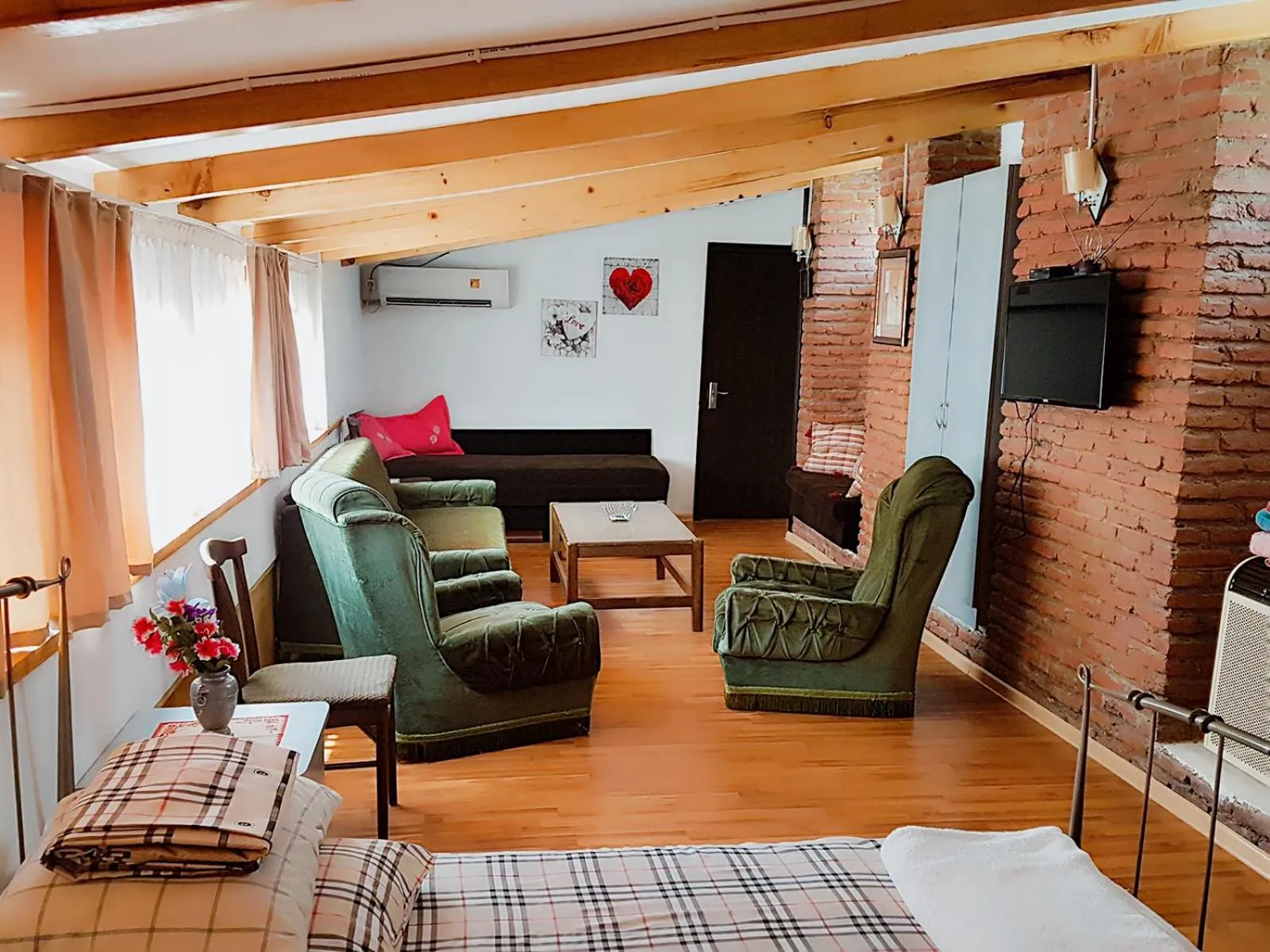 Seating area in Historic Apartments "1868 Tbilisi" Best Location
