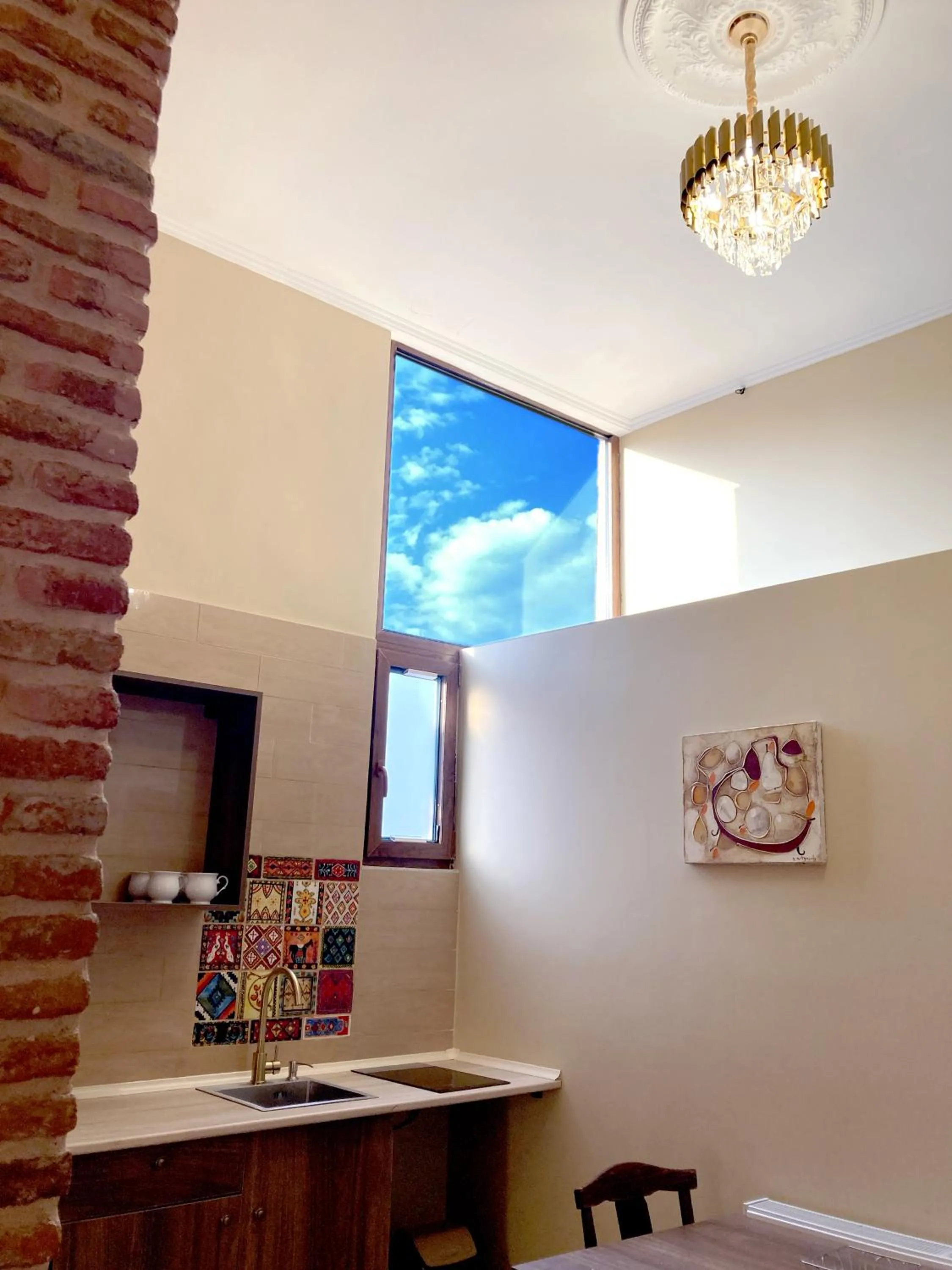 Dining area in Historic Apartments "1868 Tbilisi" Best Location