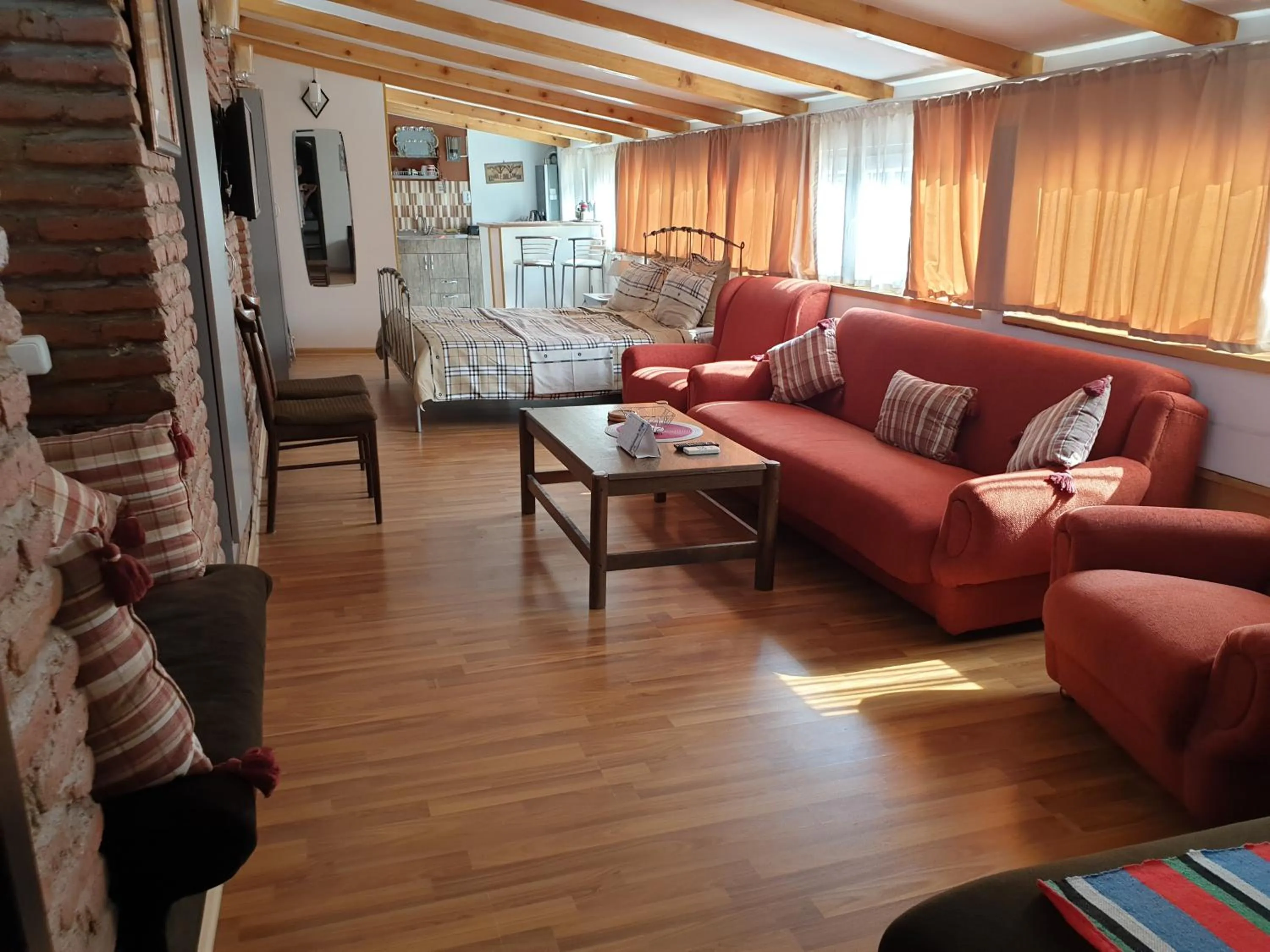 Seating area in Historic Apartments "1868 Tbilisi" Best Location