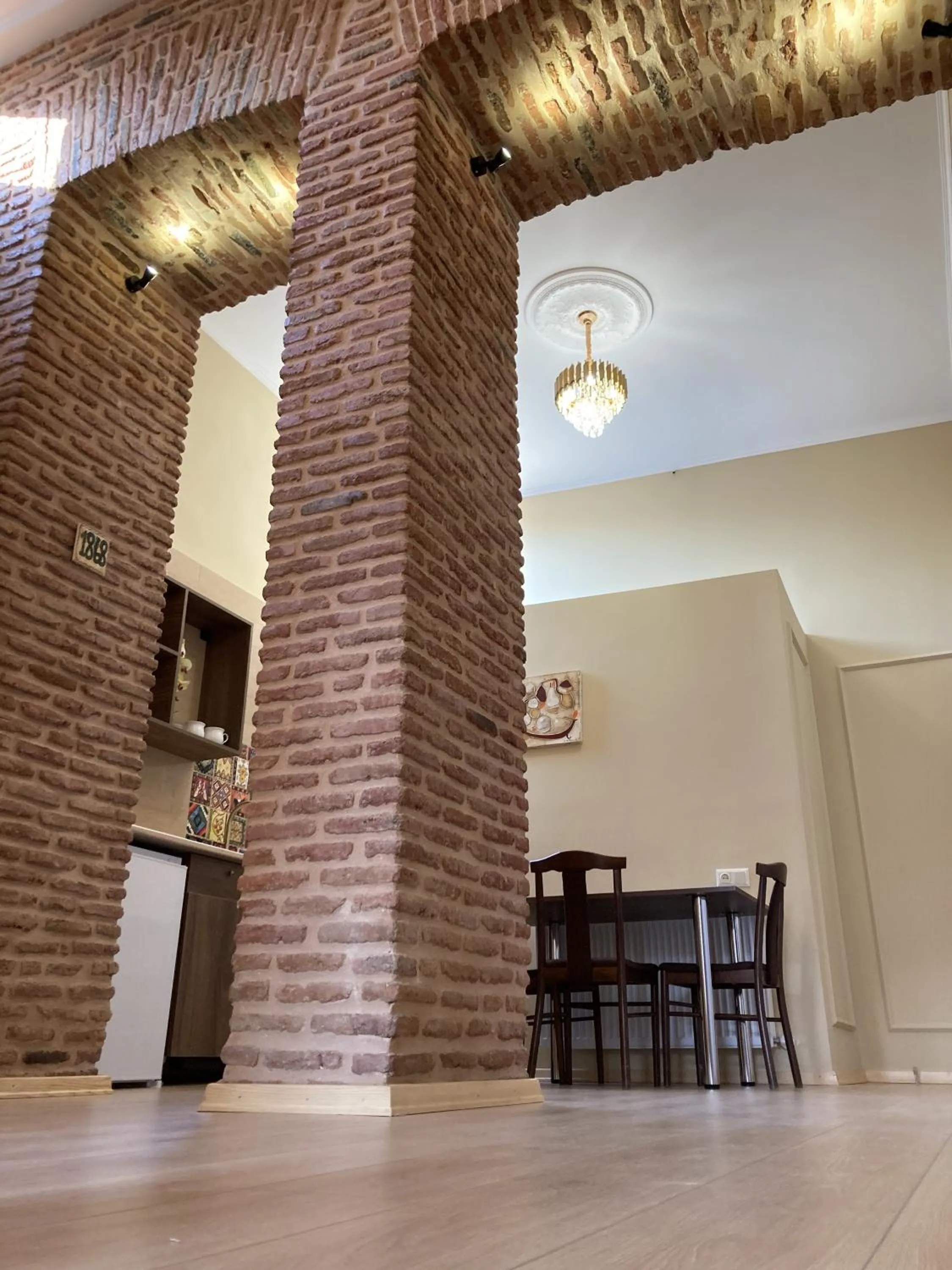 Dining area in Historic Apartments "1868 Tbilisi" Best Location